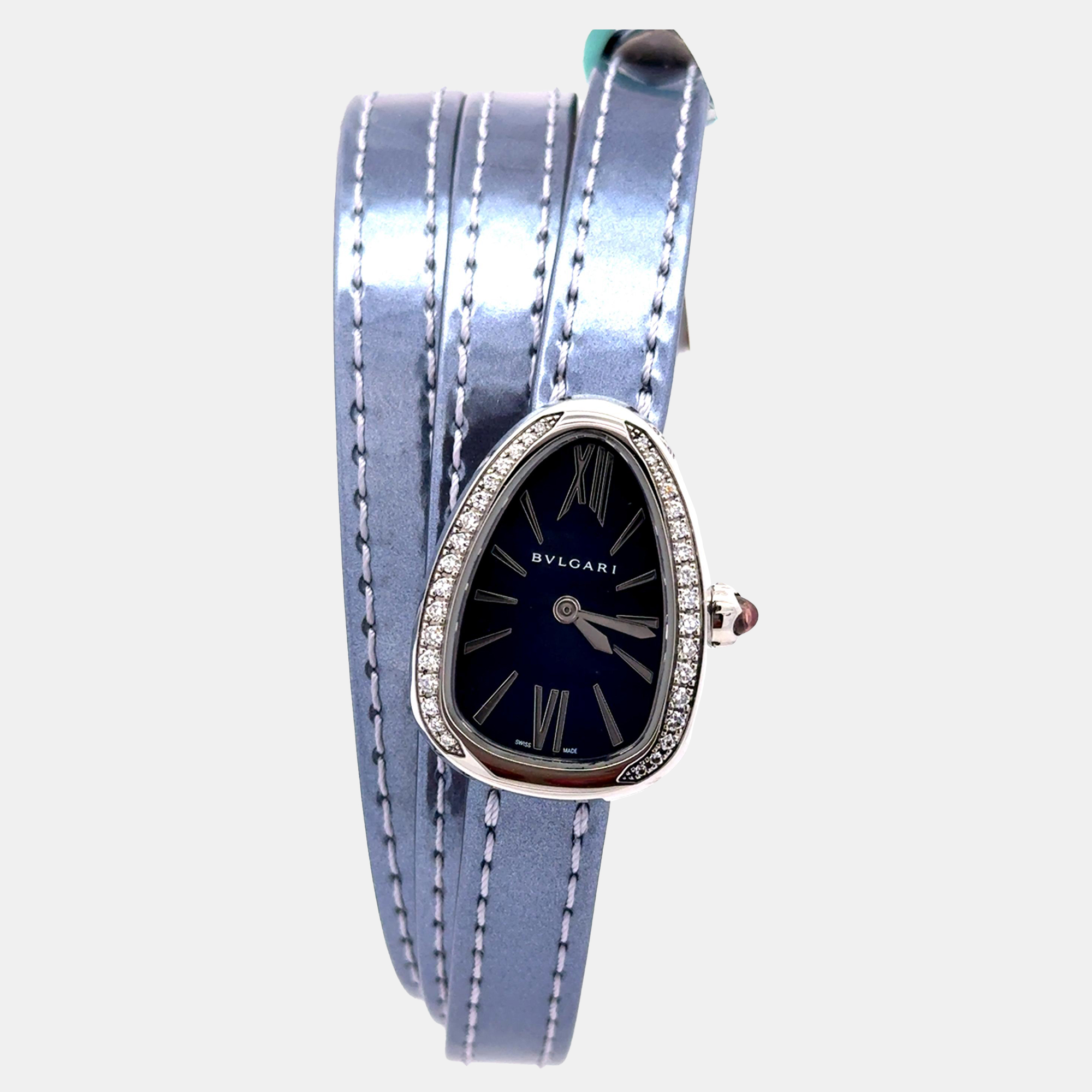 Bvlgari Serpenti 102967 Quartz Blue Stainless Steel Women’s Wristwatch 35 mm
Bvlgari Serpenti 102967 Quartz Blue Stainless Steel Women’s Wristwatch 35 mm