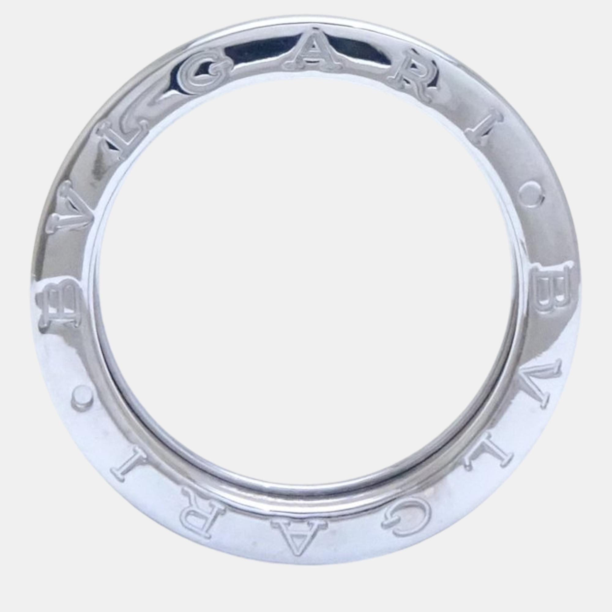 Bvlgari 18K White Gold B-Zero1 Ring EU 58