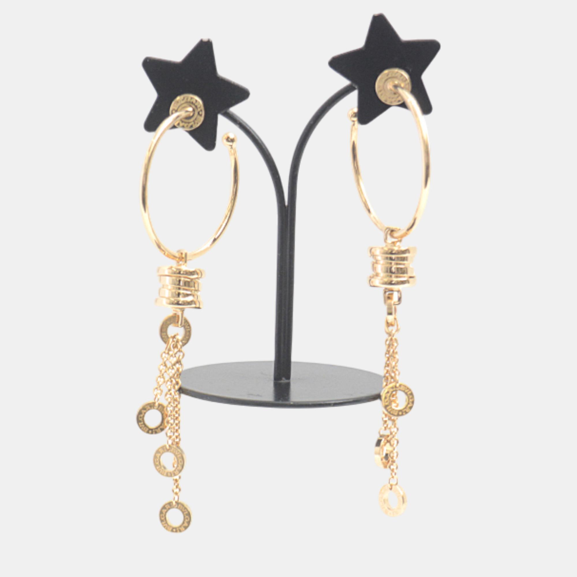 Bvlgari B-ZERO1 Element Earrings Yellow Gold 750Yellow Gold Gold Metal