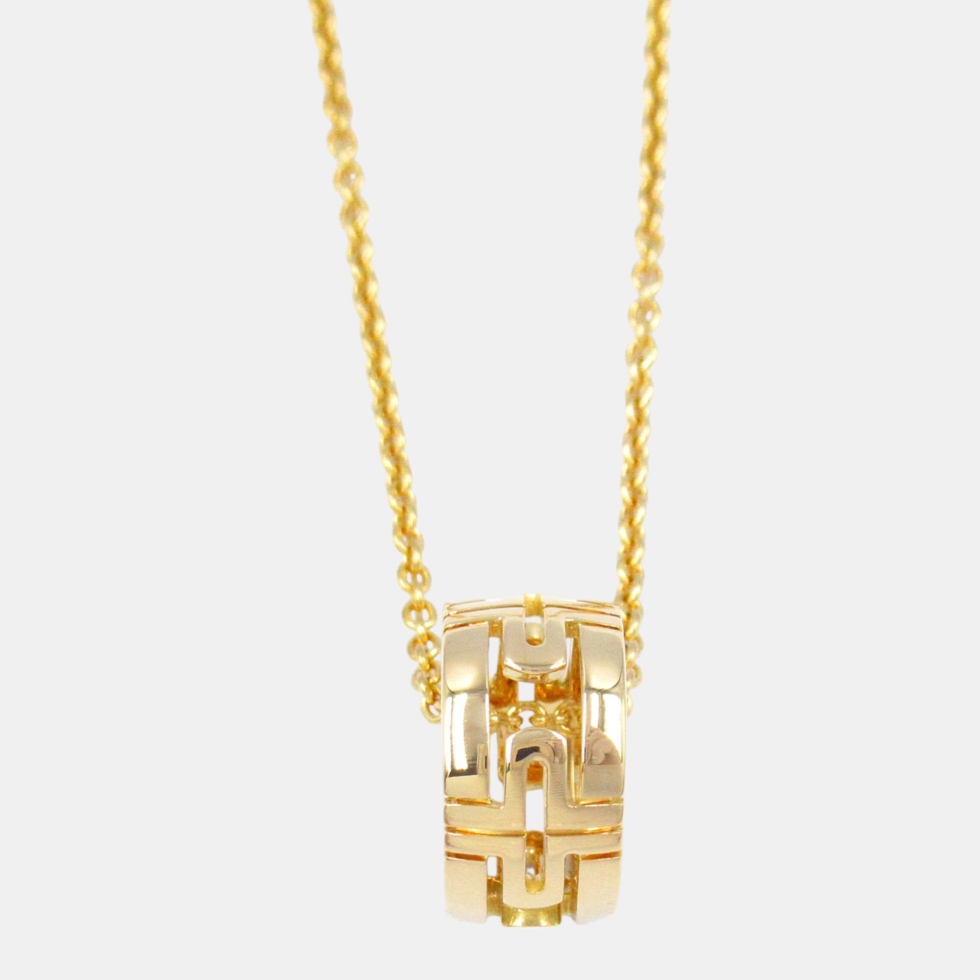 Bvlgari Parentesi Necklace 18k Yellow Gold Gold Metal