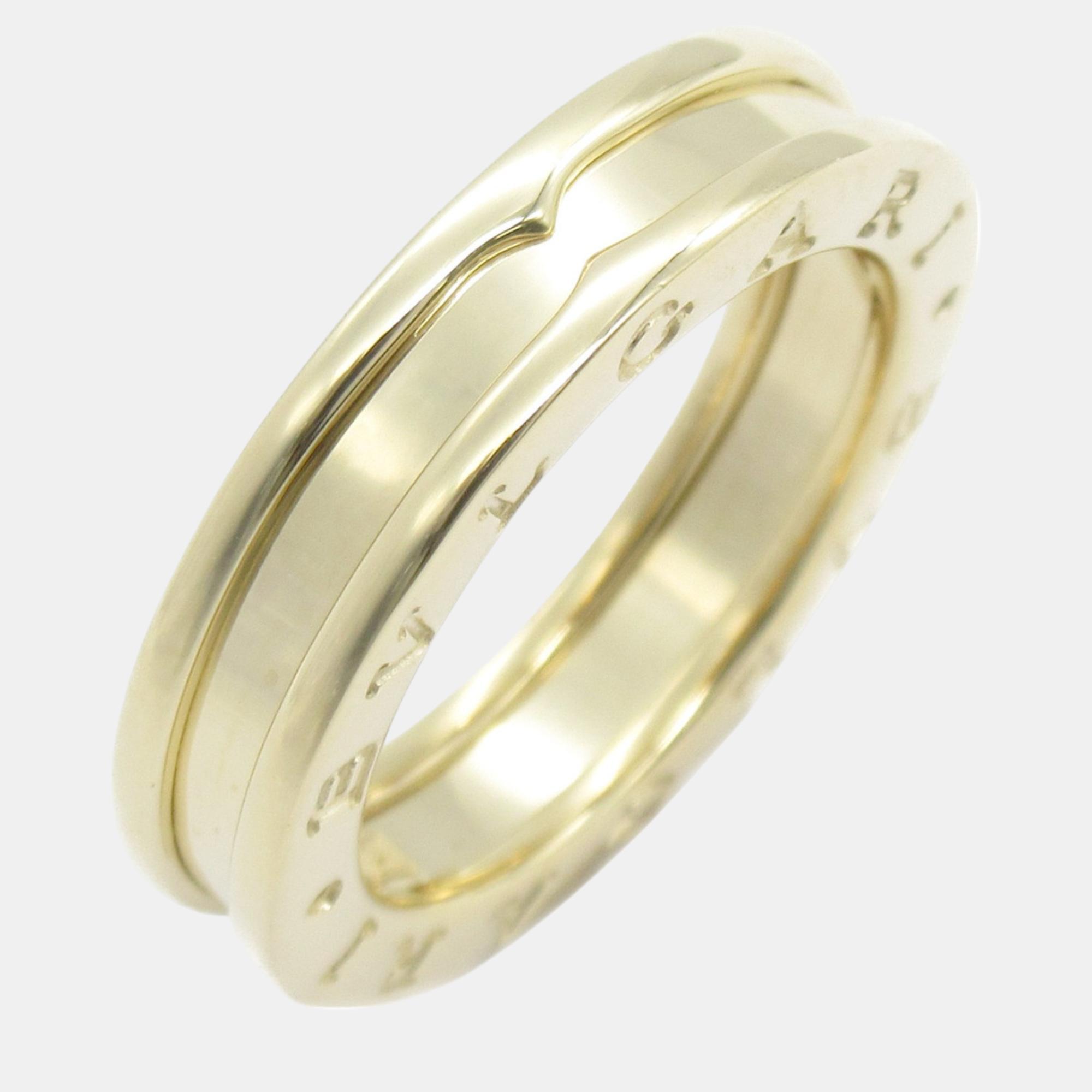 Bvlgari 18K Yellow Gold B.zero1 Band Ring EU 52