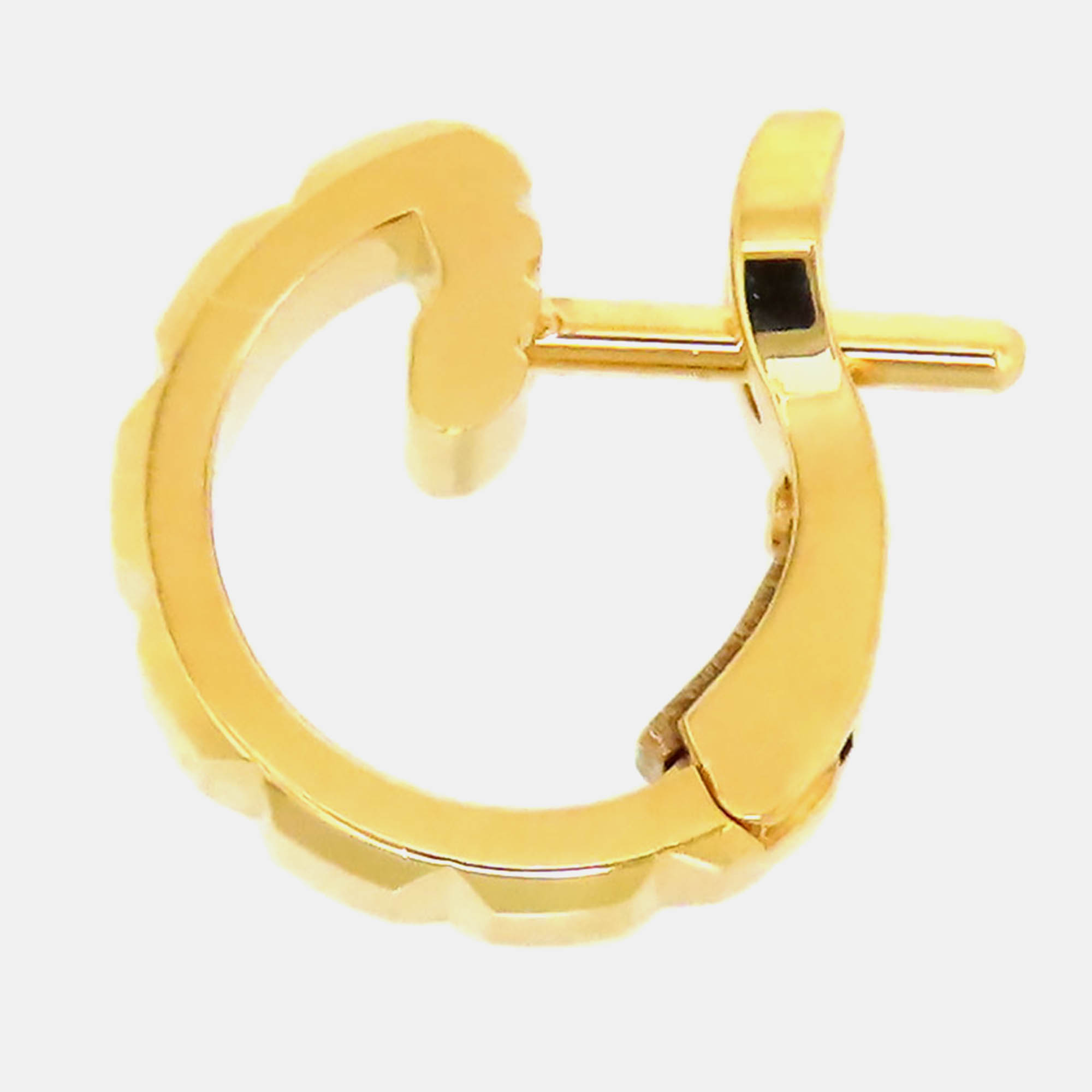 Bvlgari 18K Yg Quatre Clip Earring Gold Metal