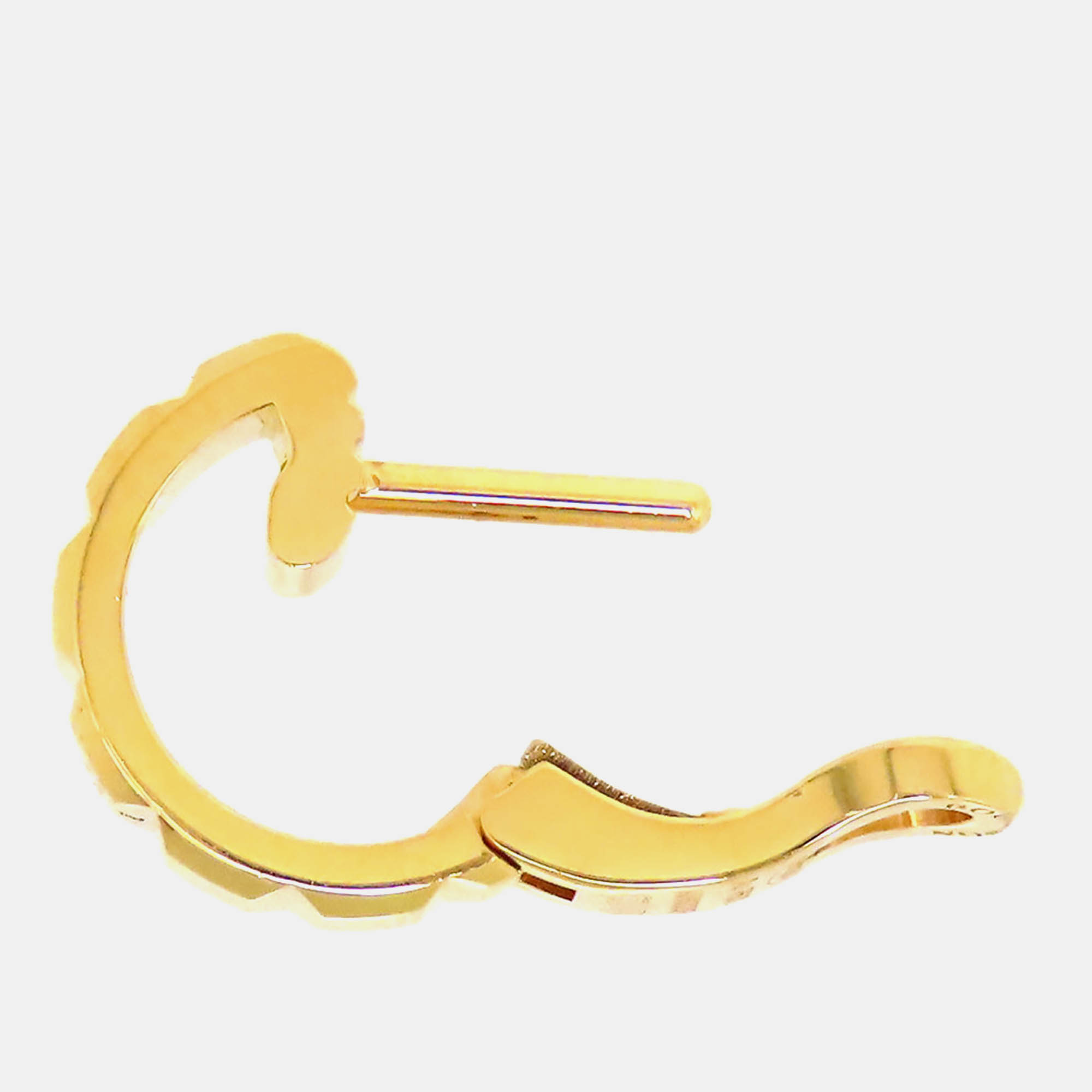 Bvlgari 18K Yg Quatre Clip Earring Gold Metal