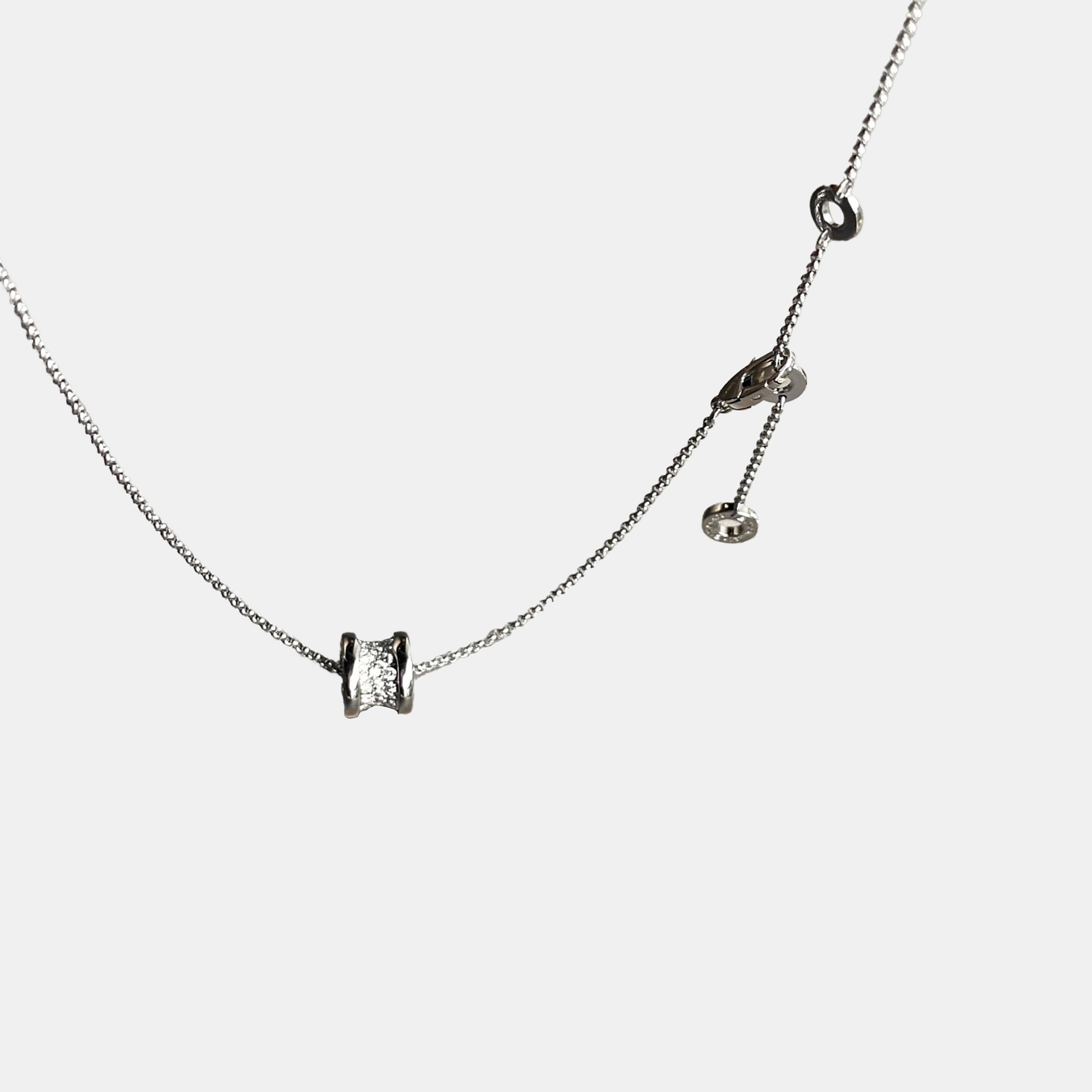 Bvlgari 18K White Gold and Diamond Serpenti Viper Pendant Necklace
Bvlgari 18K White Gold and Diamond Serpenti Viper Pendant Necklace