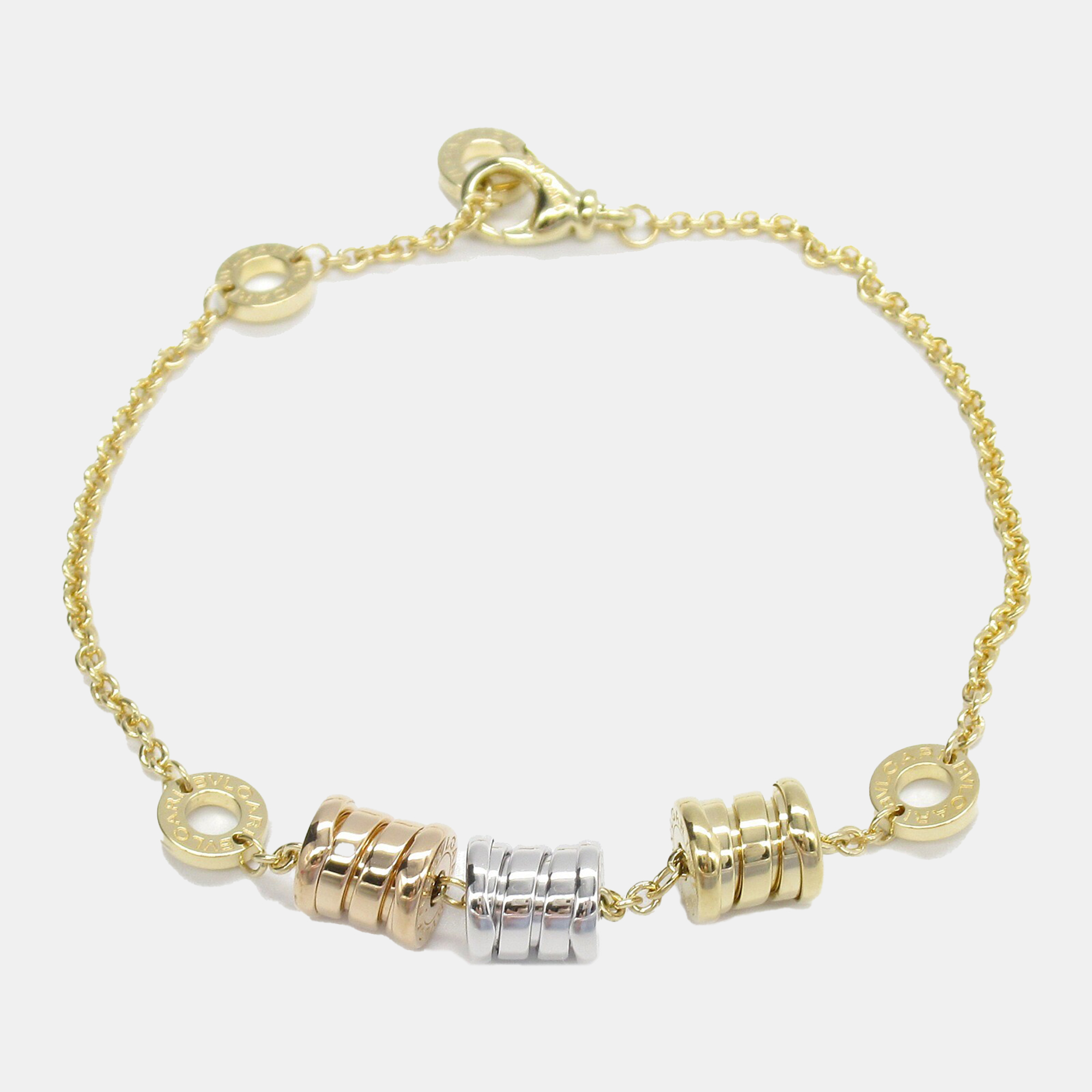 Bvlgari 18K Yellow, Rose and White Gold B.Zero1 Chain Element Bracelet
Bvlgari 18K Yellow, Rose and White Gold B.Zero1 Chain Element Bracelet