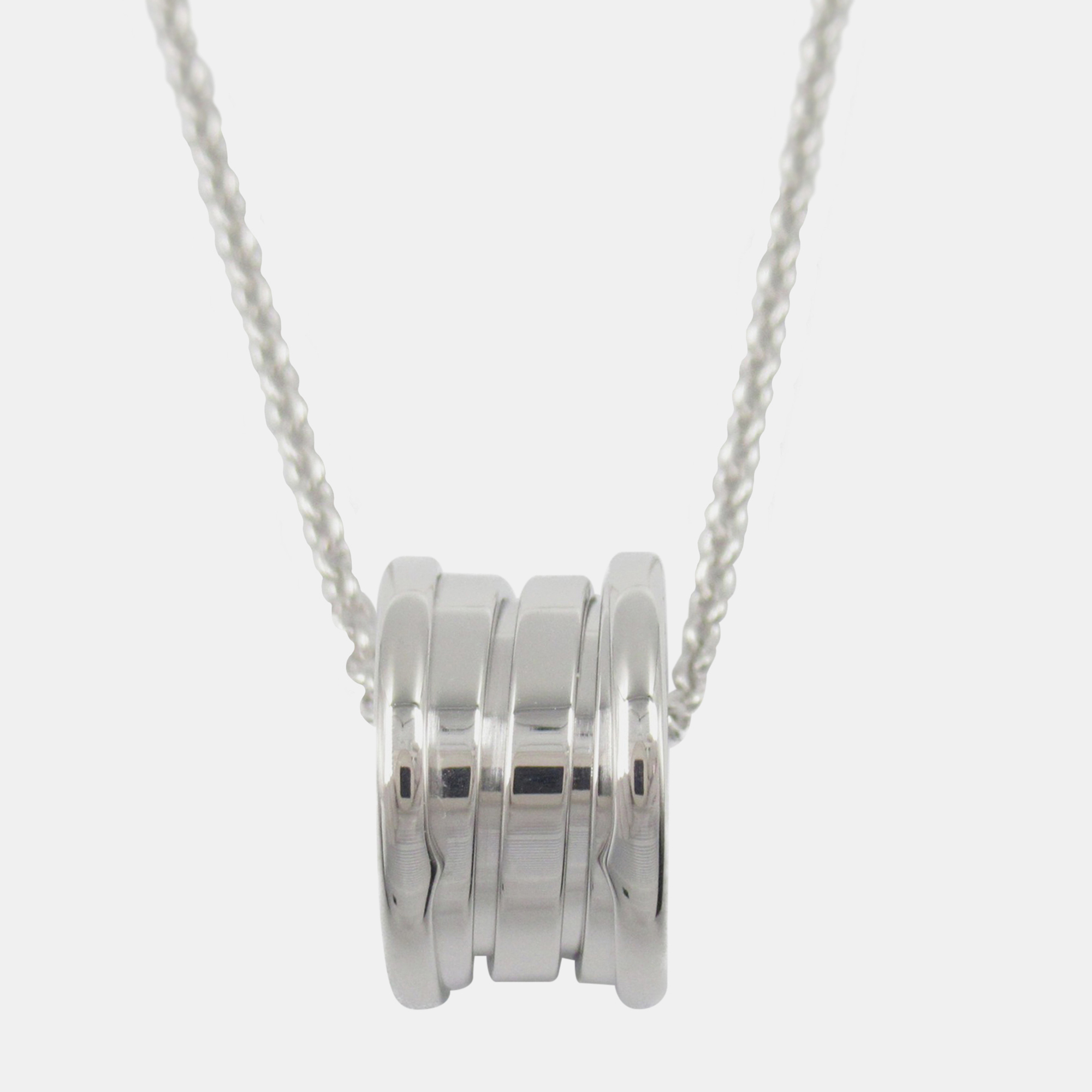Bvlgari 18K White Gold Small B.zero1 Pendant Necklace, Silver
Bvlgari 18K White Gold Small B.zero1 Pendant Necklace, Silver