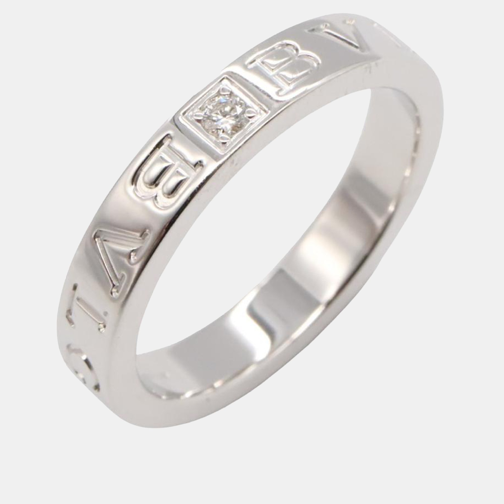 Bvlgari B.Zero1 18K White Gold and Diamond B.Zero1 Band Ring EU 56
Bvlgari B.Zero1 18K White Gold and Diamond B.Zero1 Band Ring EU 56