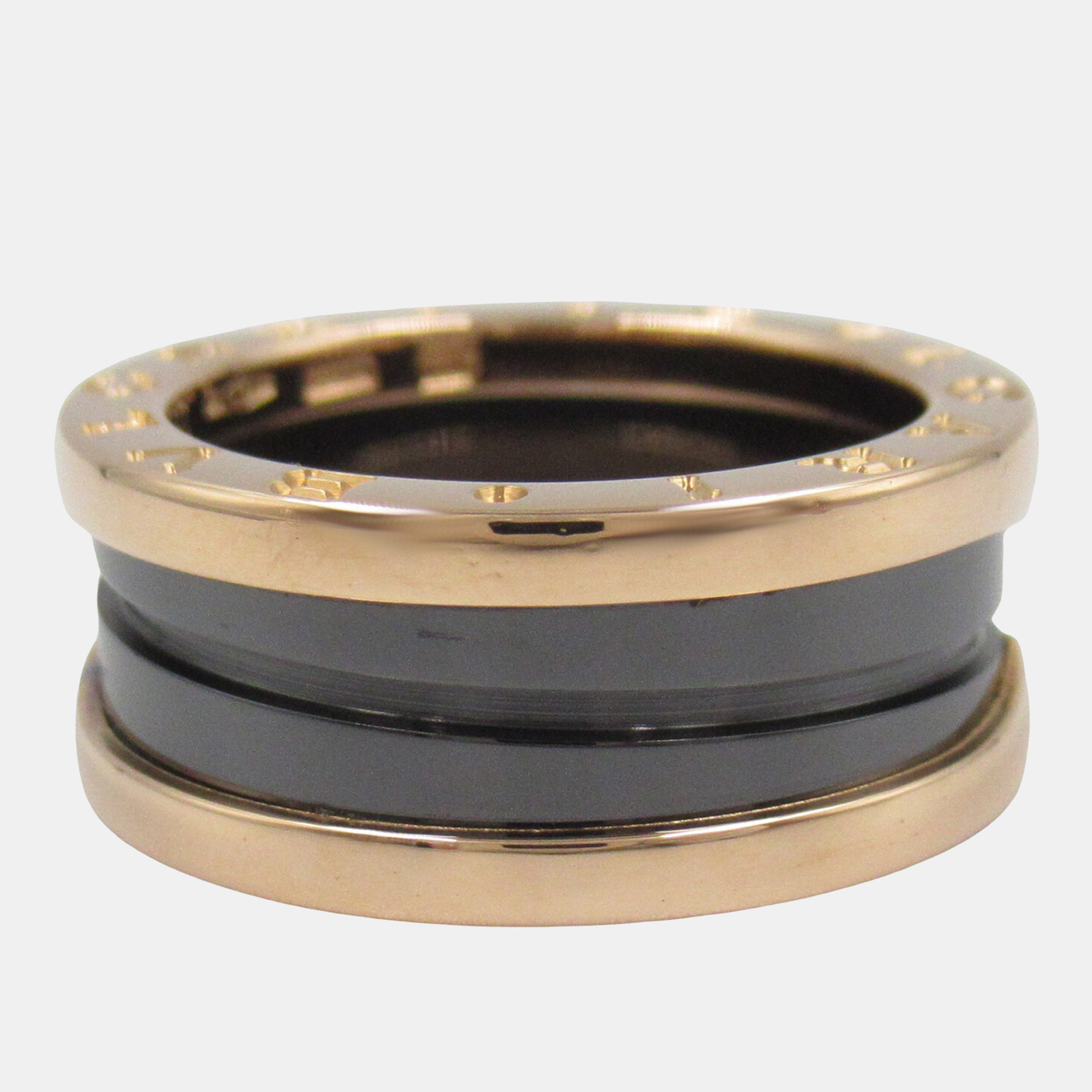 B-Zero1 Ceramic 18K Rose Gold Black EU 50 - Bvlgari - Modalova
