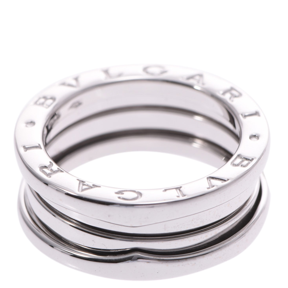 Bvlgari B.Zero1 18K White Gold Ring Size EU 53, Silver 
Bvlgari B.Zero1 18K White Gold Ring Size EU 53, Silver