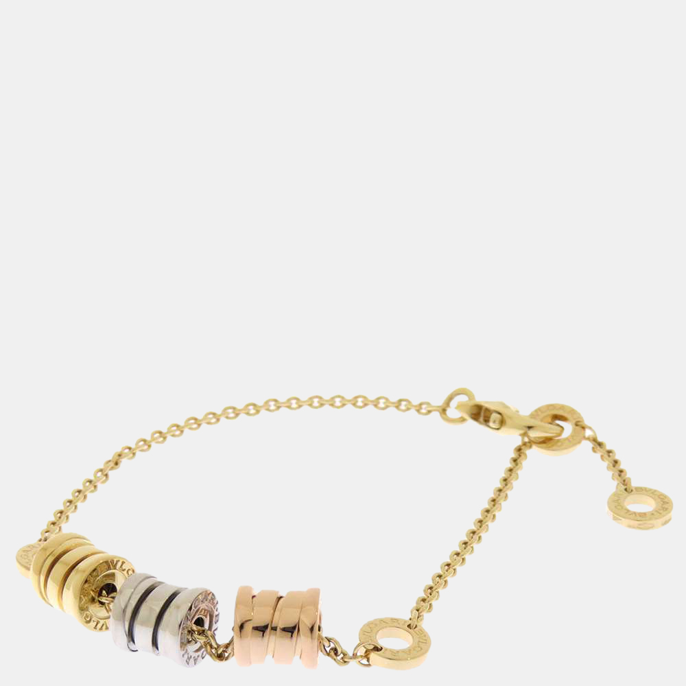 Bvlgari B.Zero1 18K Yellow Gold White Gold and Rose Gold Bracelet 18.5
Bvlgari B.Zero1 18K Yellow Gold White Gold and Rose Gold Bracelet 18.5