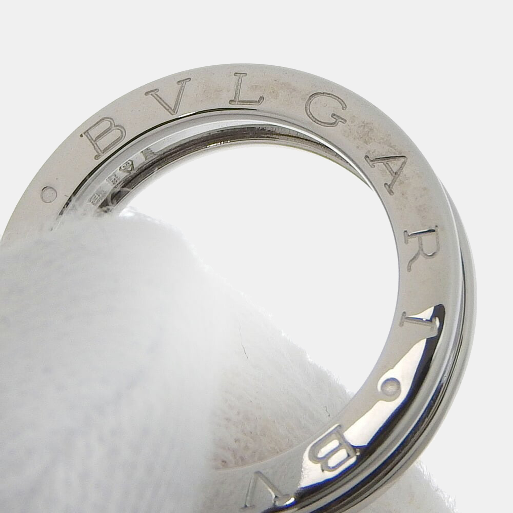 Bvlgari B.Zero1 18K White Gold Ring EU 49