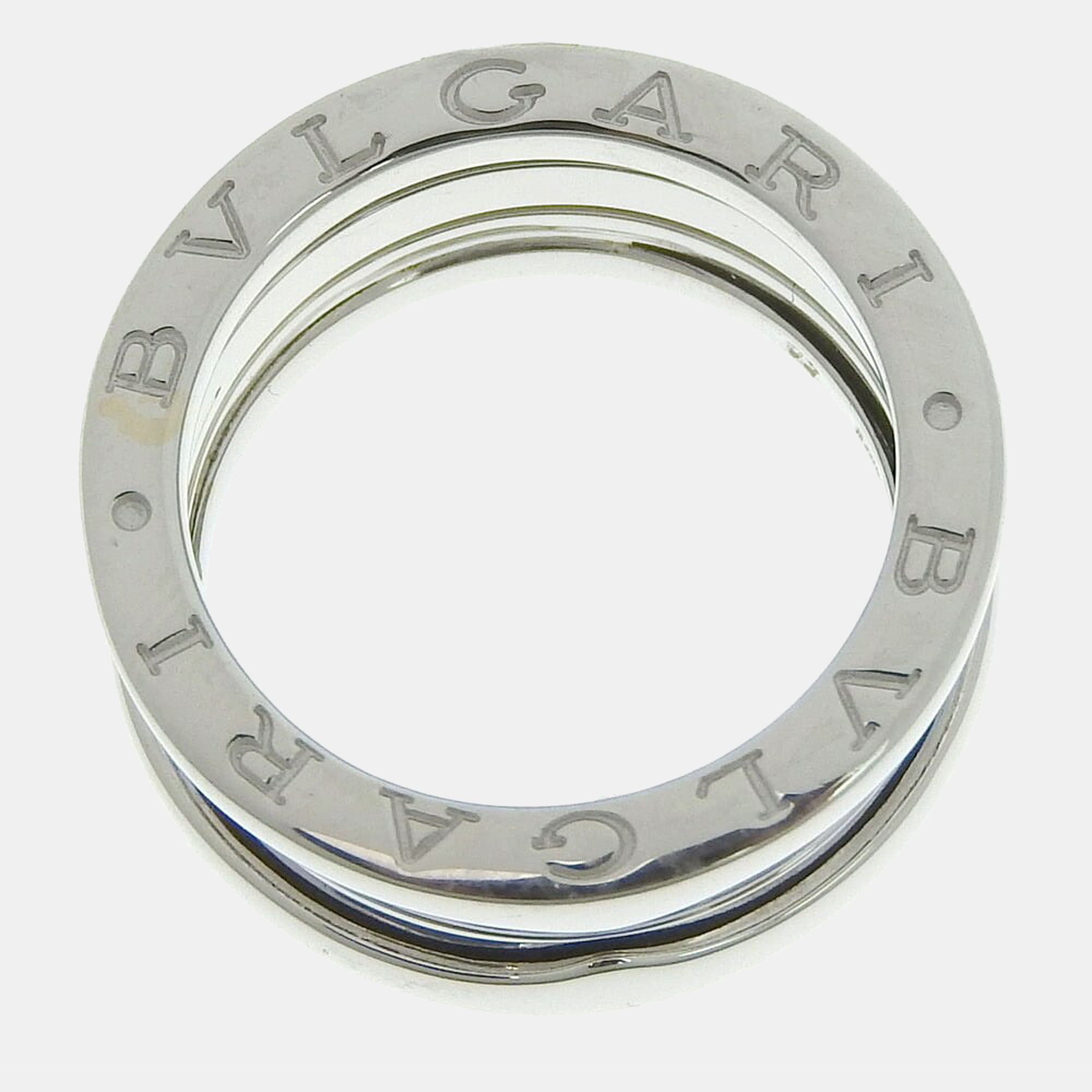 Bvlgari B.Zero1 18K White Gold Ring EU 50