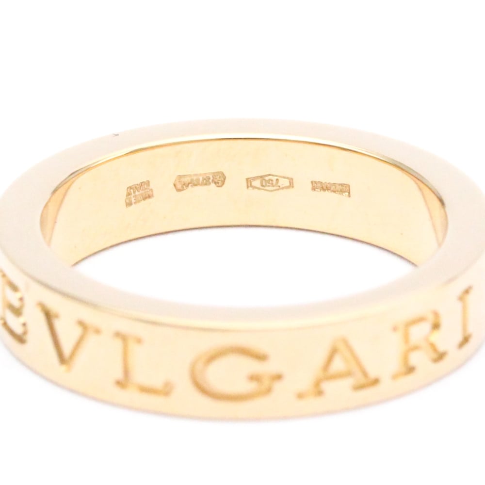 Bvlgari 18K Rose Gold Diamond Ring EU 49