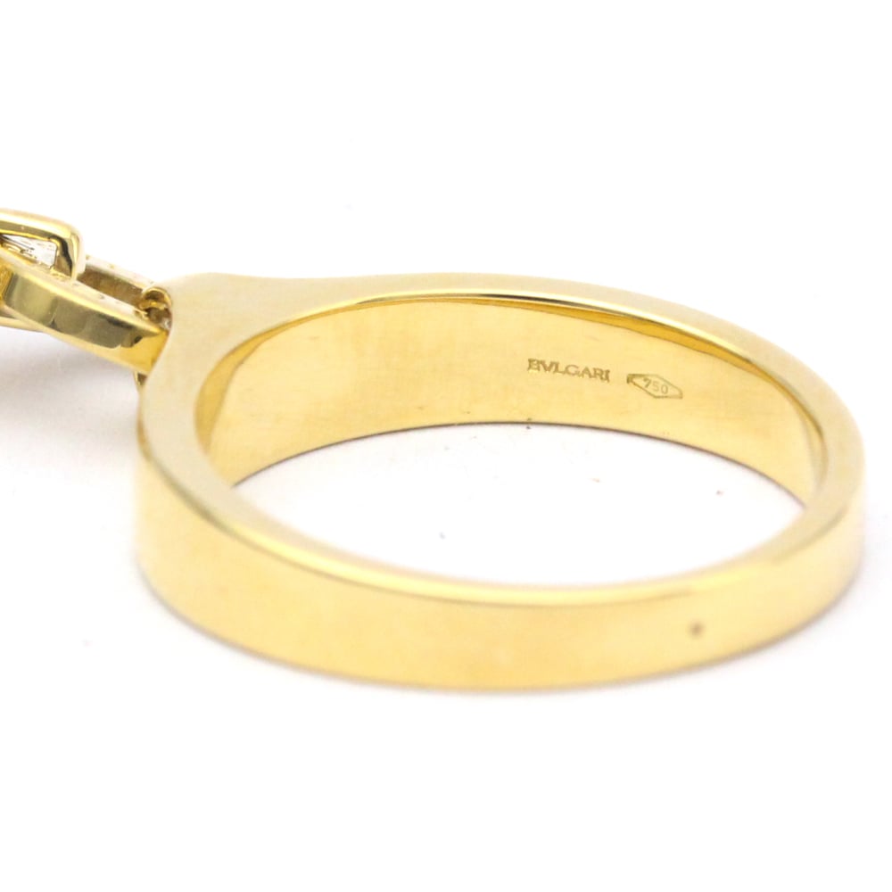 Bvlgari B.Zero1 Element Yellow Gold Diamond Ring EU 50.5