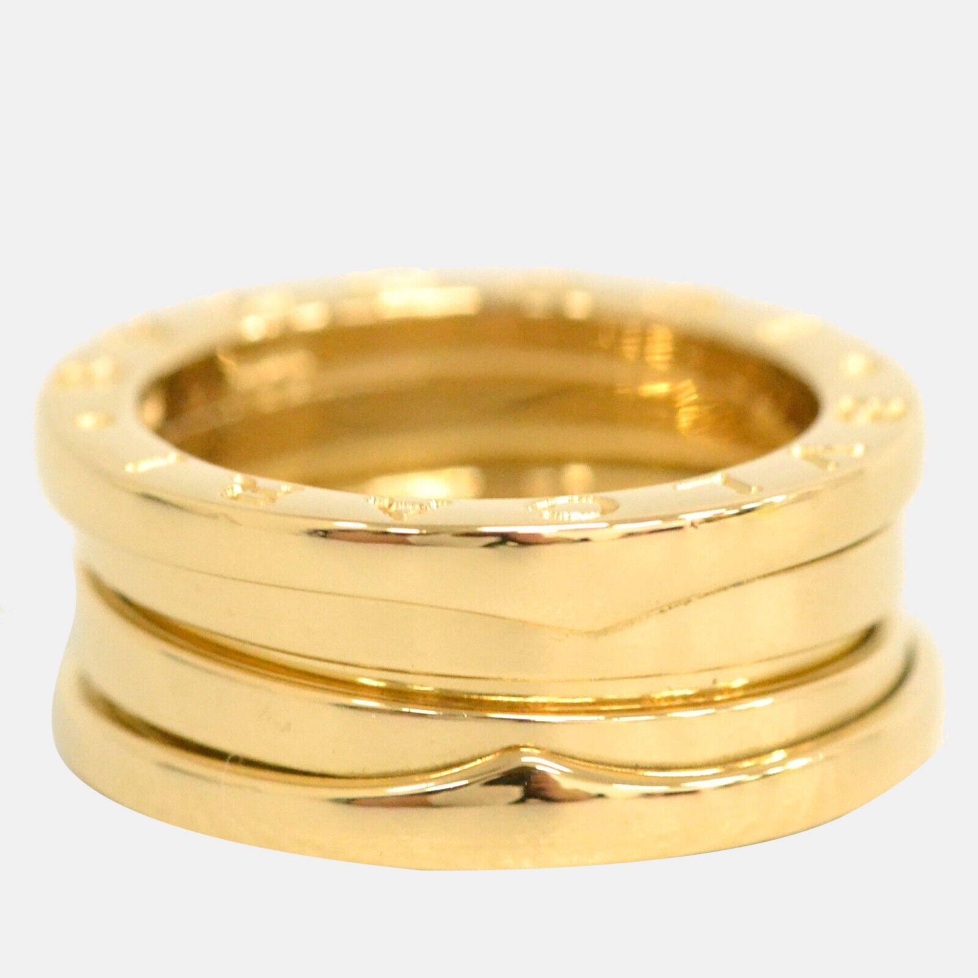Bvlgari B.Zero1 18K Yellow Gold Ring EU 49