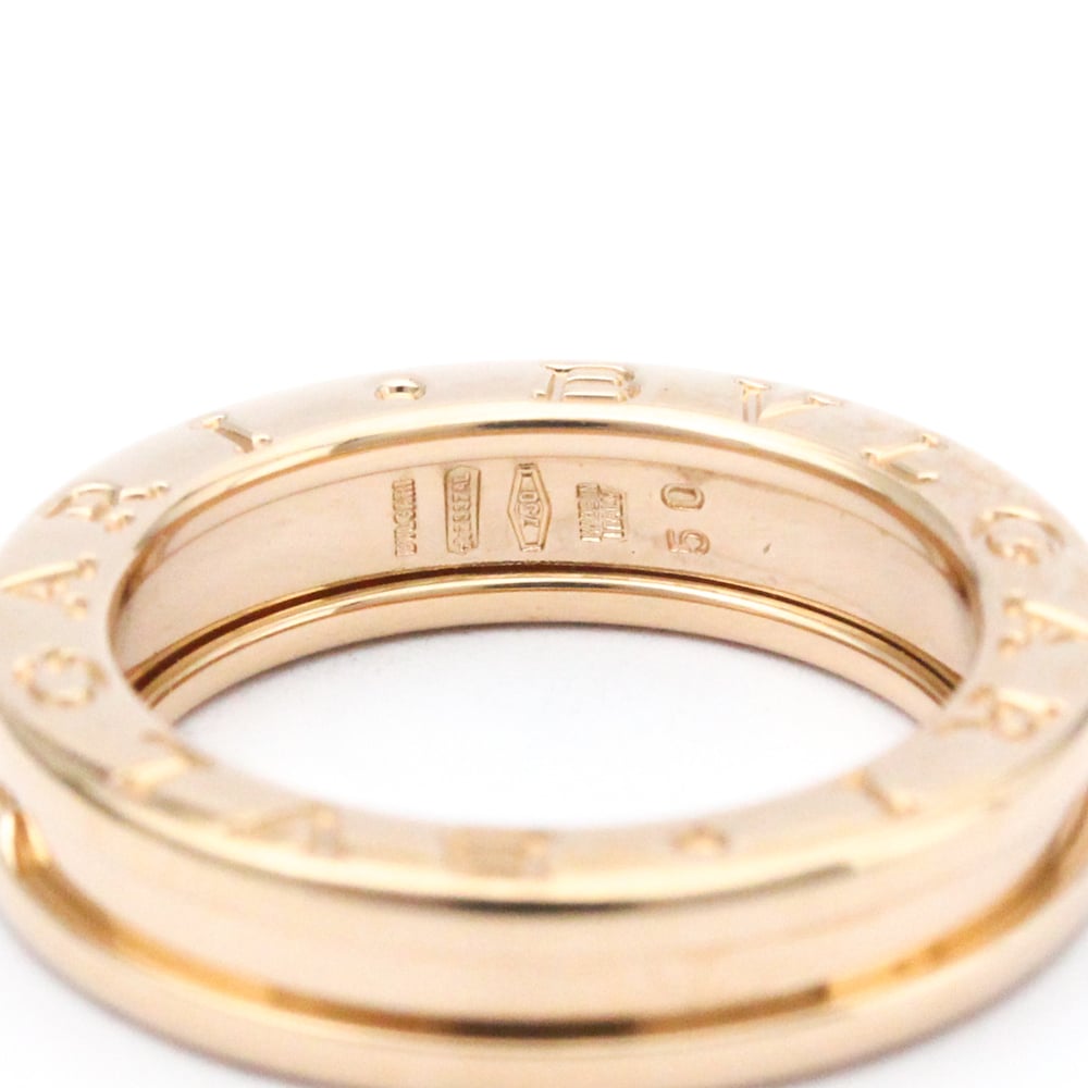 Bvlgari B.Zero1 18K Rose Gold Ring EU 50