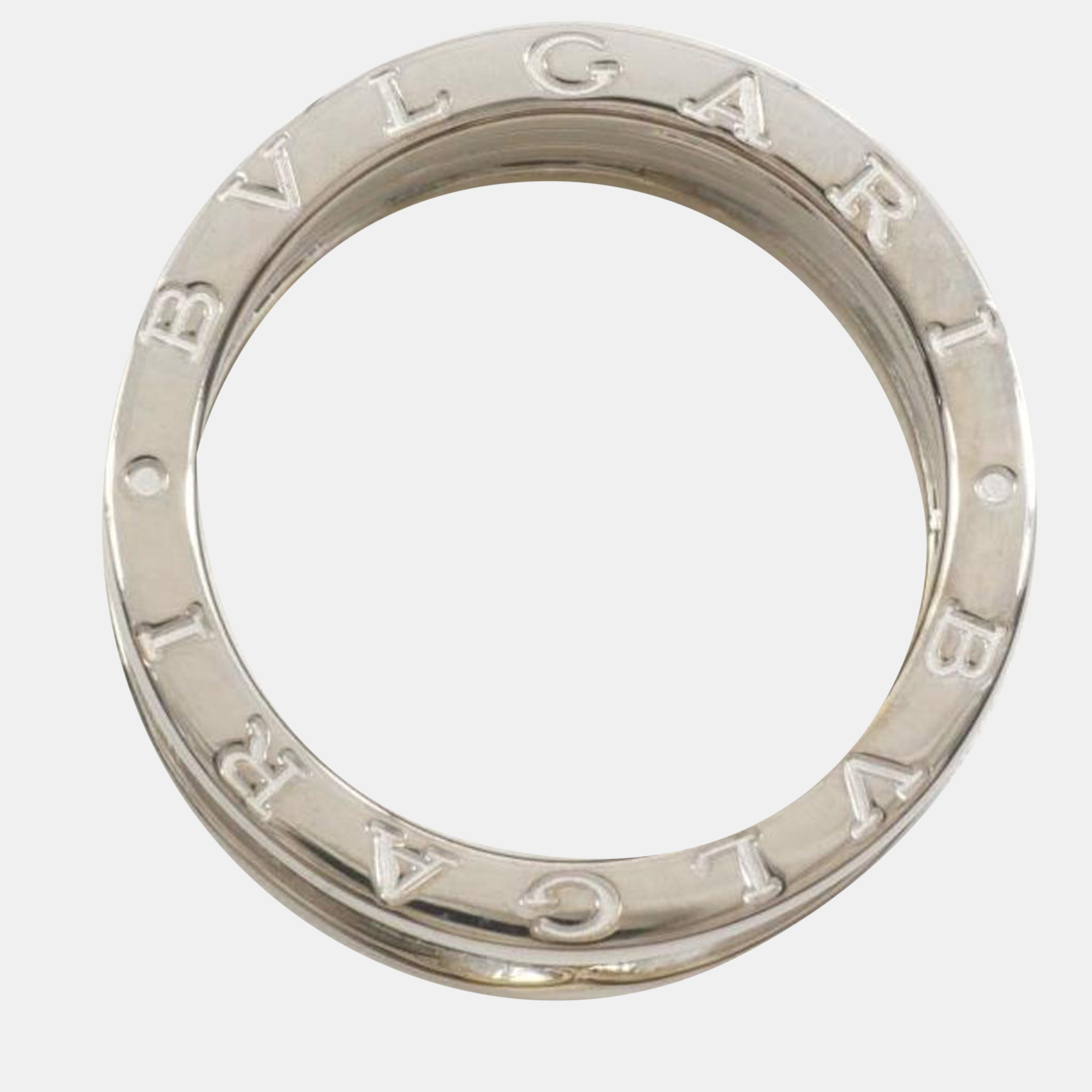 Bvlgari B.Zero1 18K White Gold Ring EU 59
