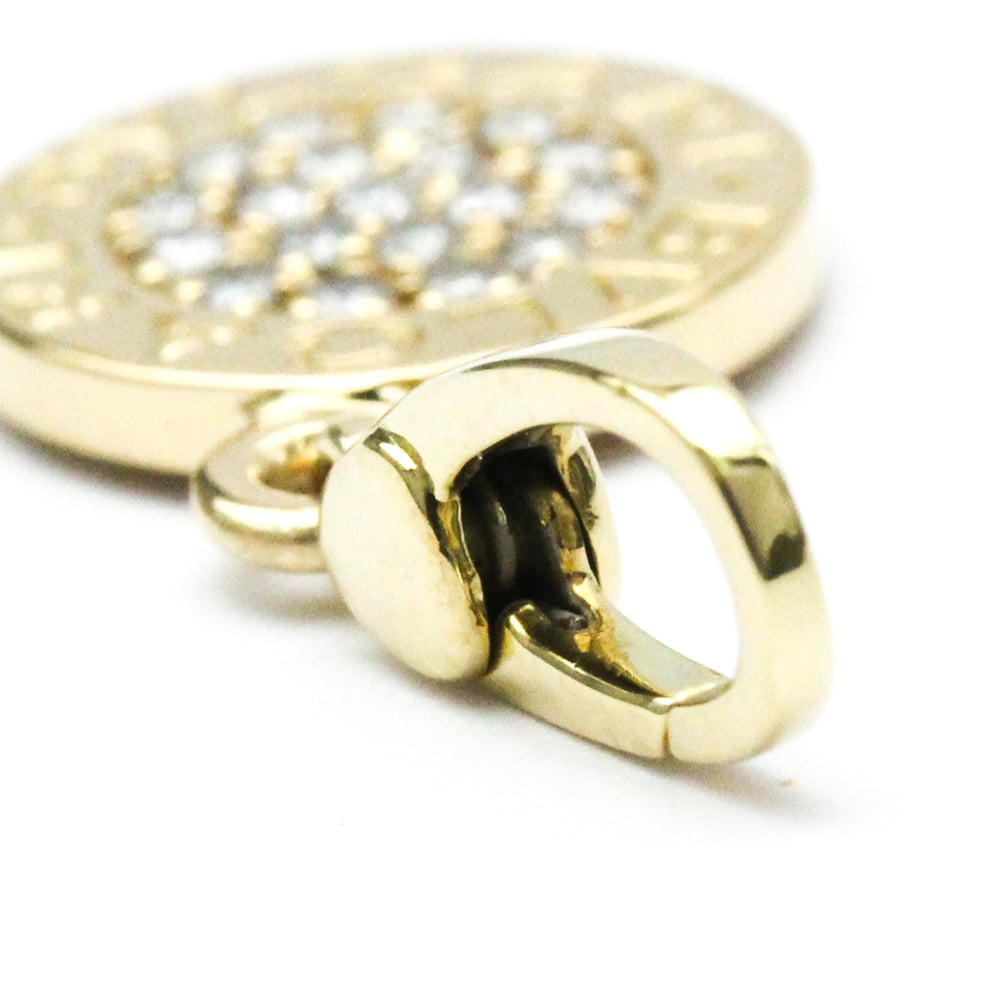 Bvlgari Bvlgari Bvlgari 18K Yellow Gold Diamond Charms And Pendants