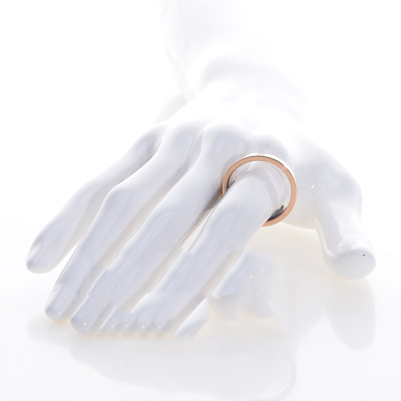 Bvlgari MarryMe 18K Rose Gold Diamond Ring EU 61