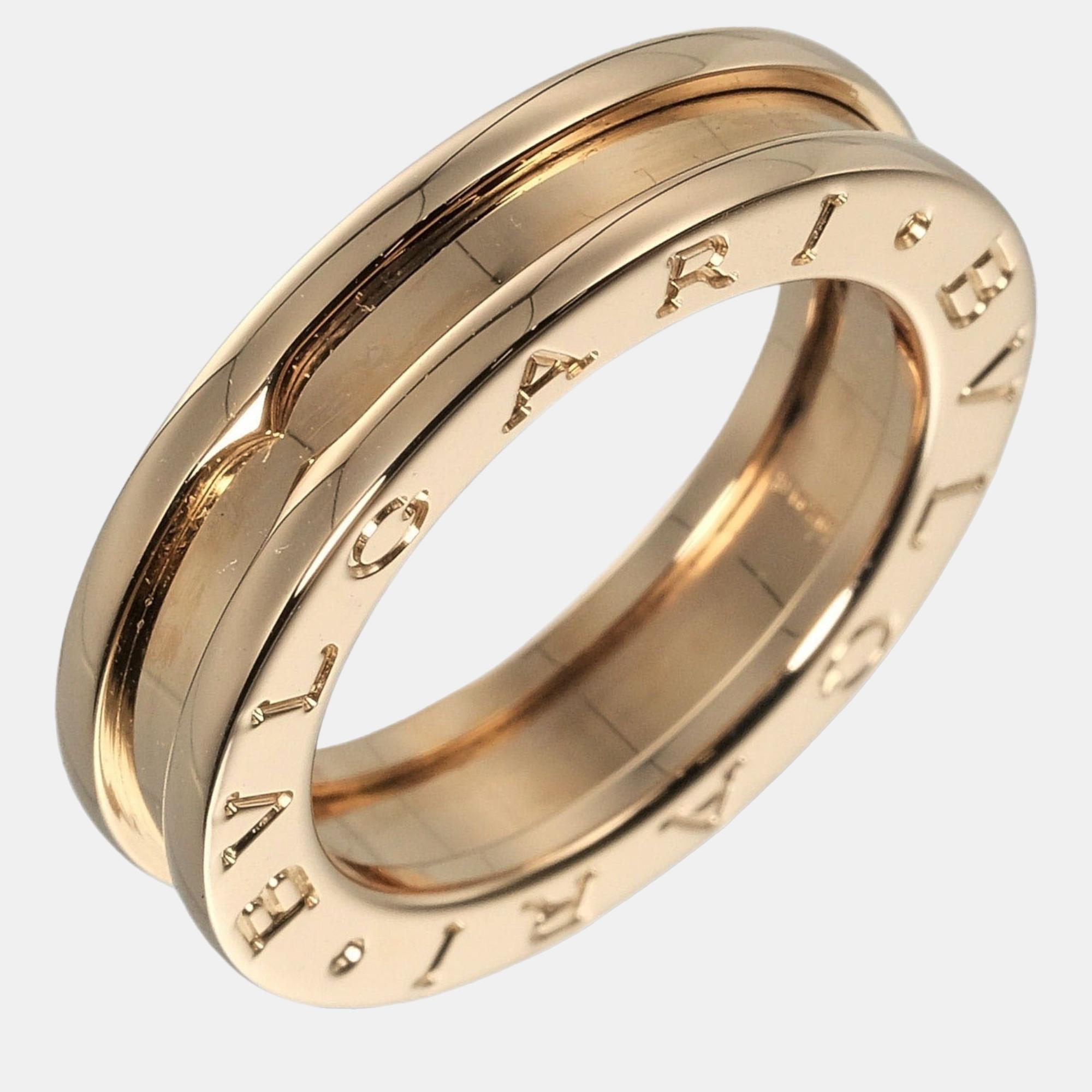 Bvlgari Gold Rose Gold B.Zero1 Ring Jewelry