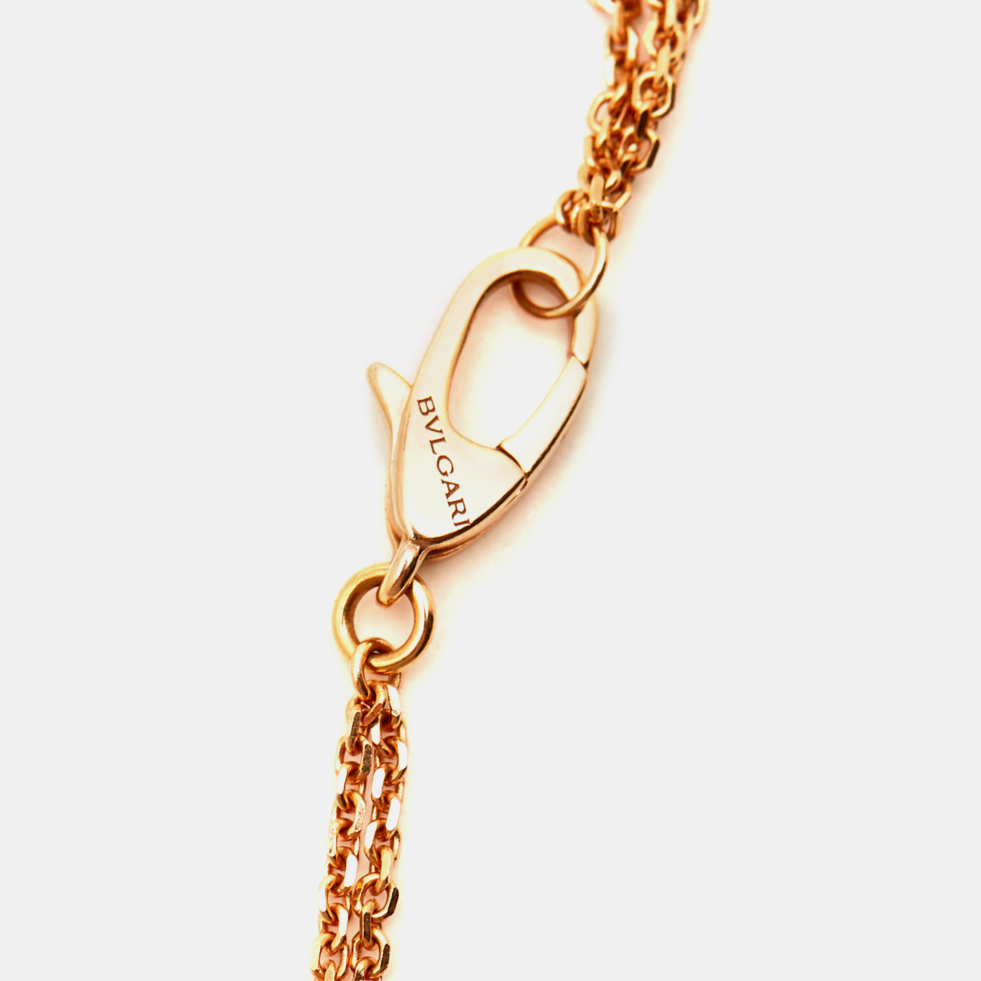 Bvlgari Divas' Dream Turquoise 18k Rose Gold Charm Bracelet
