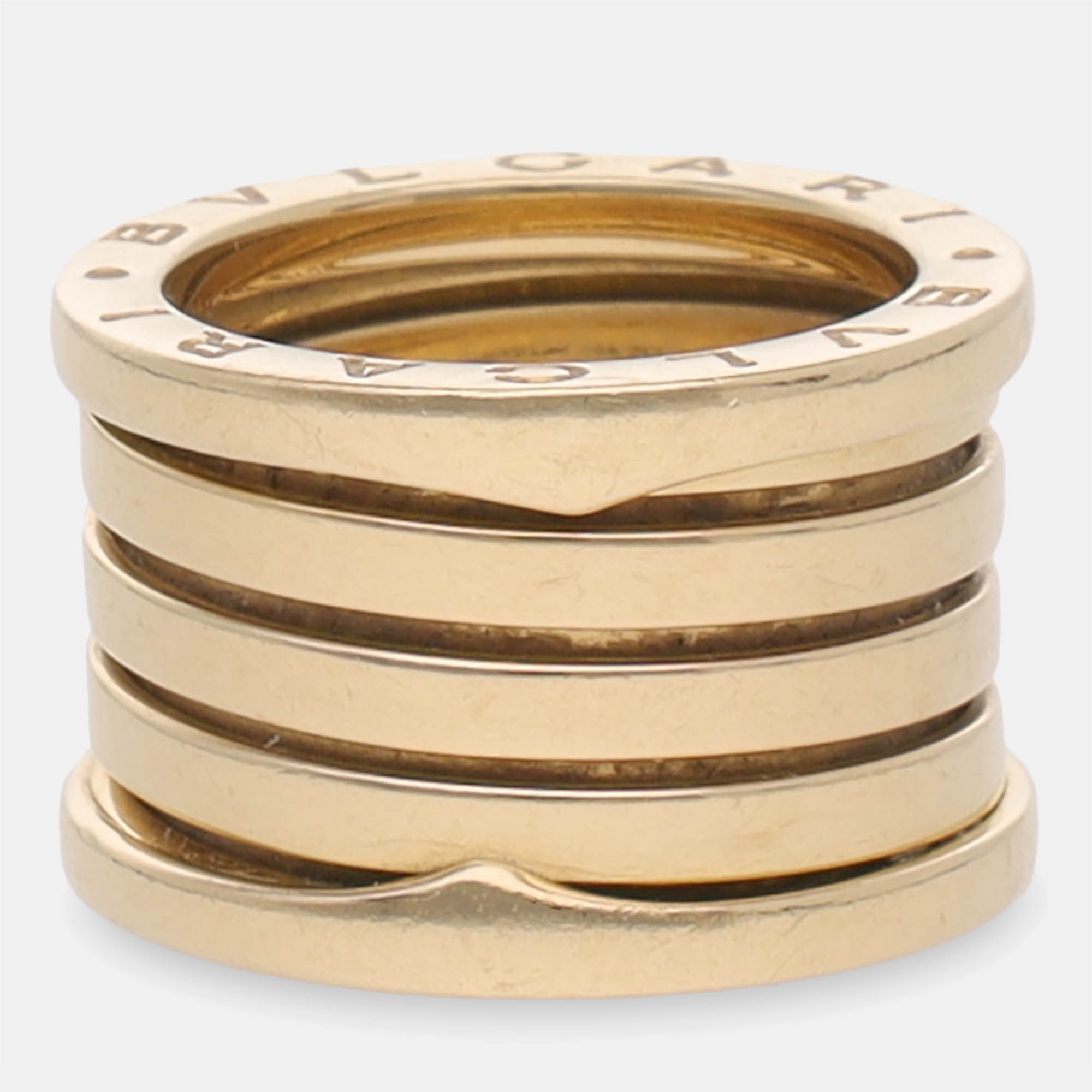 Bulgari  Women's Yellow Gold Band Ring - Gold - One Size