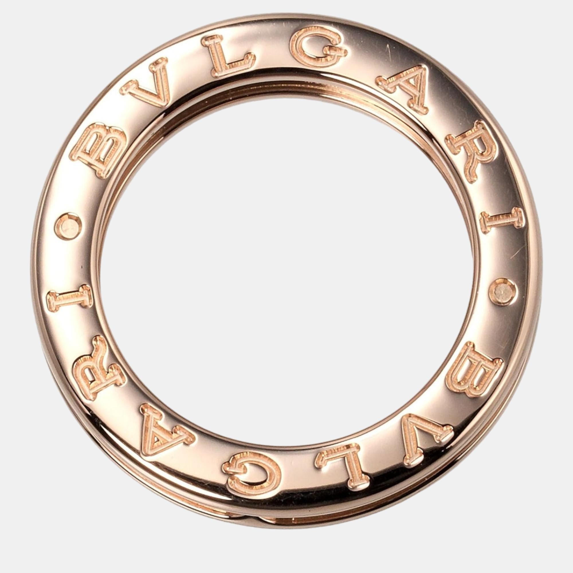 Bvlgari B.Zero1 1-Band 18K Rose Gold Ring EU 48