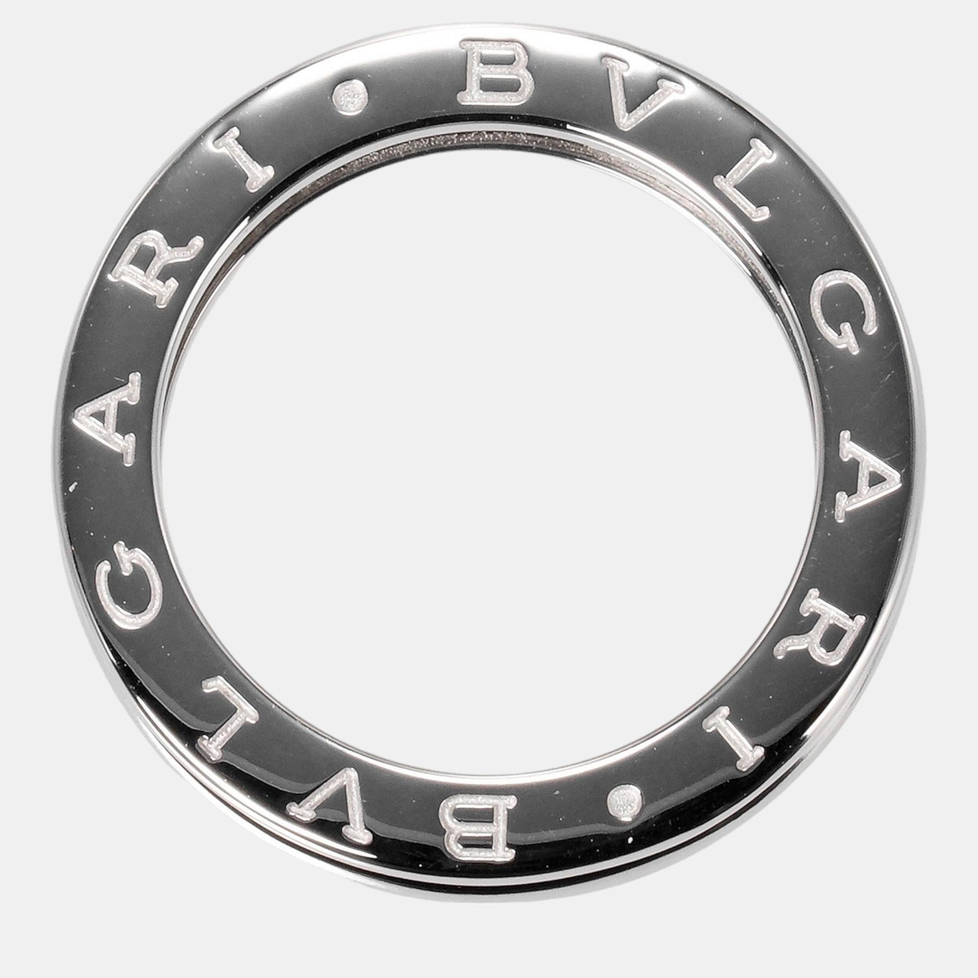 Bvlgari B.Zero1 1-Band 18K White Gold Ring EU 52