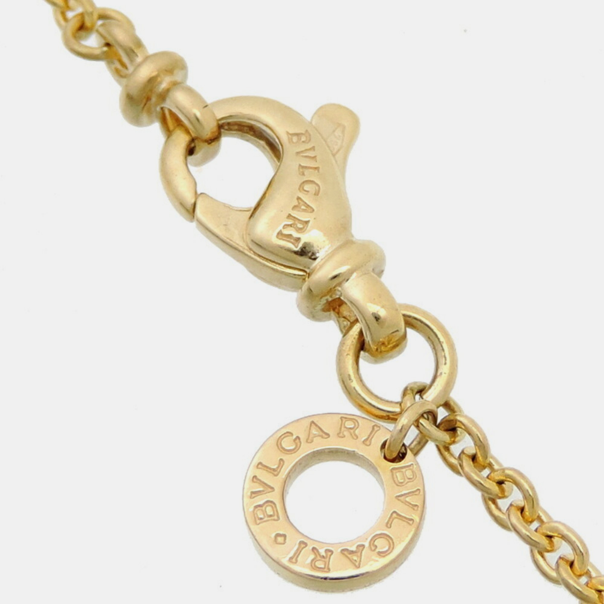 Bvlgari B.Zero1 18K Yellow Gold Diamond Necklace