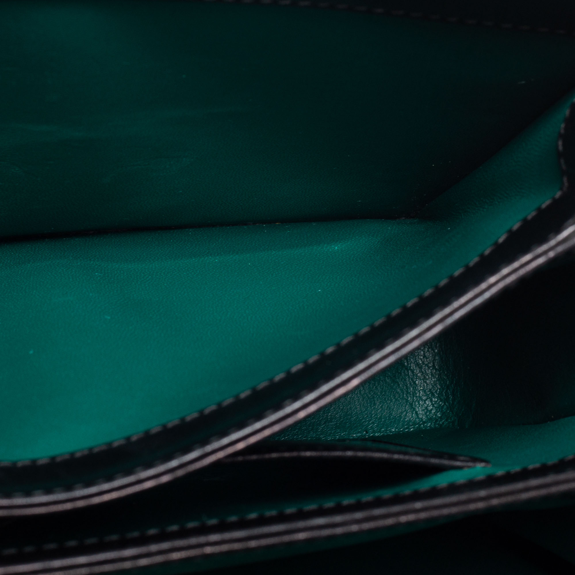 Bvlgari Metallic/Black Lizard,Perspex And Leather Small Flap Cover Shoulder Bag
