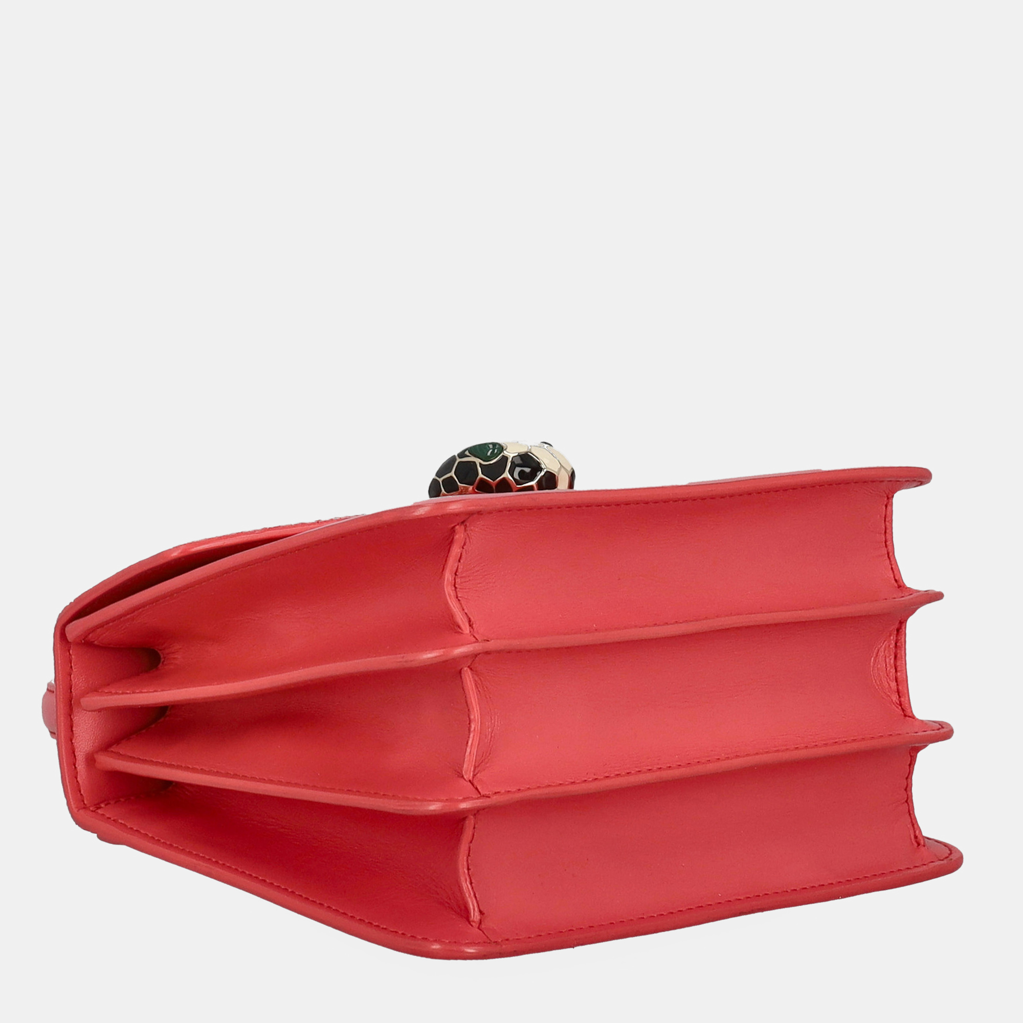 Bvlgari Serpenti -  Women's Leather Handbag - Pink - One Size