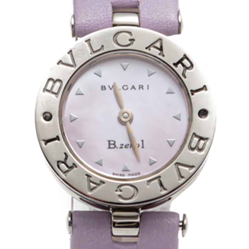 Bvlgari Purple Mother Of Pearl B.Zero1 Bz22S Stainless Steel Women's Watch
Bvlgari Purple Mother Of Pearl B.Zero1 Bz22S Stainless Steel Women's Watch