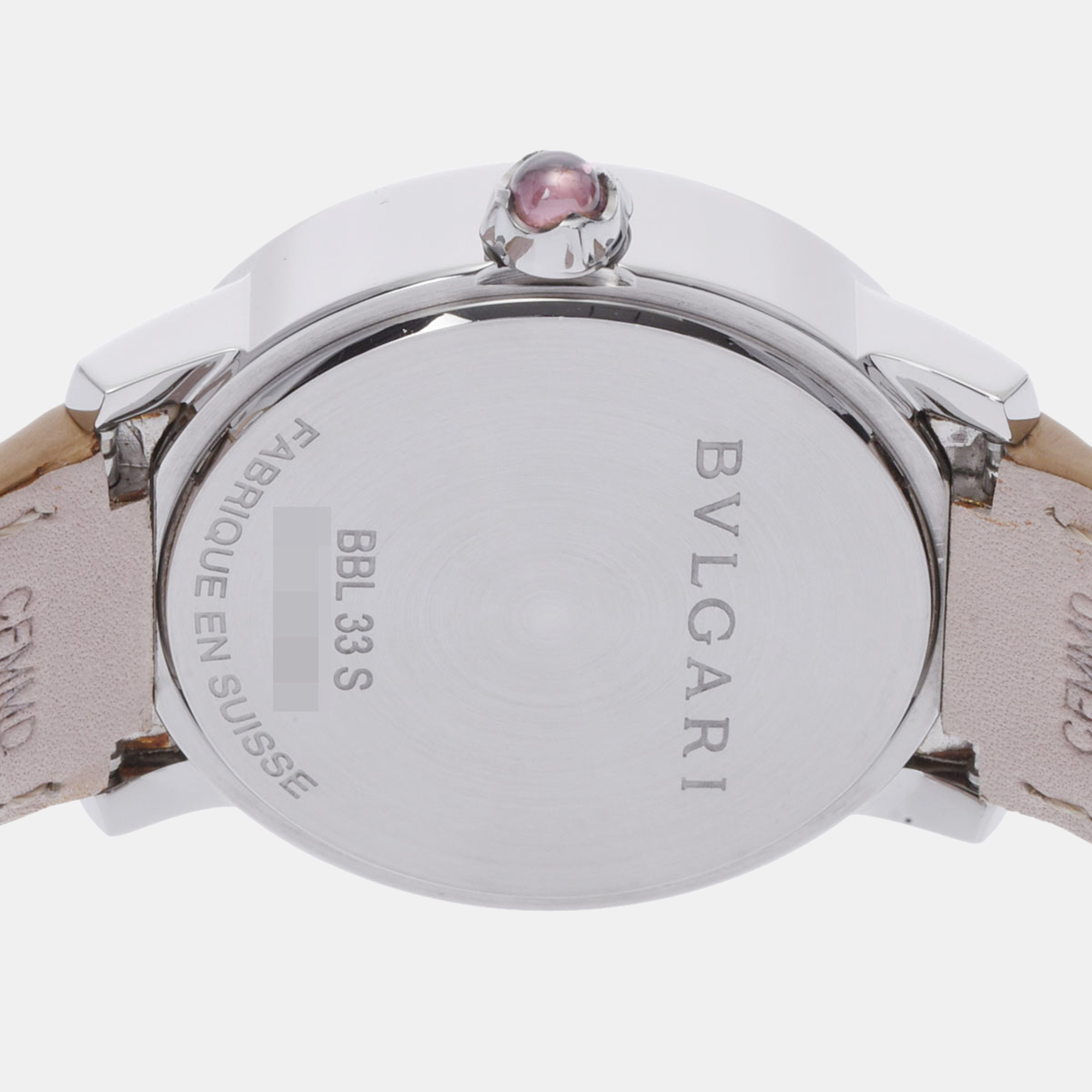 Bvlgari White Diamonds Stainless Steel Bvlgari Bvlgari BBL33WSL Women's Wristwatch 33 Mm