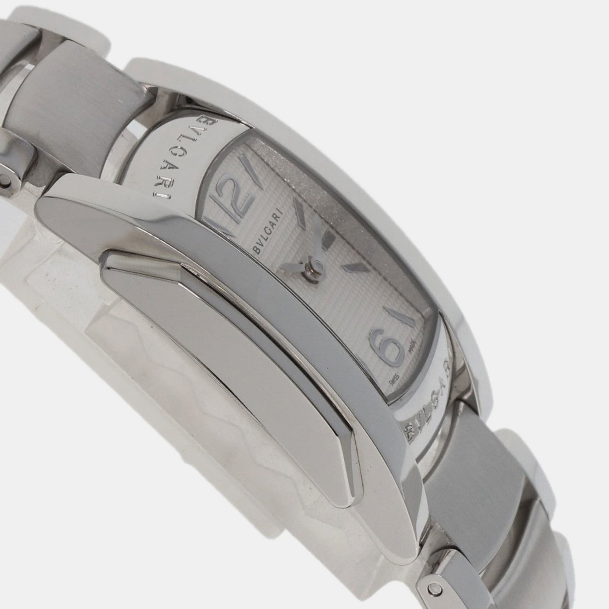 Bvlgari Ivory Stainless Steel Assioma AA35S Quartz Women's Wristwatch 24 Mm