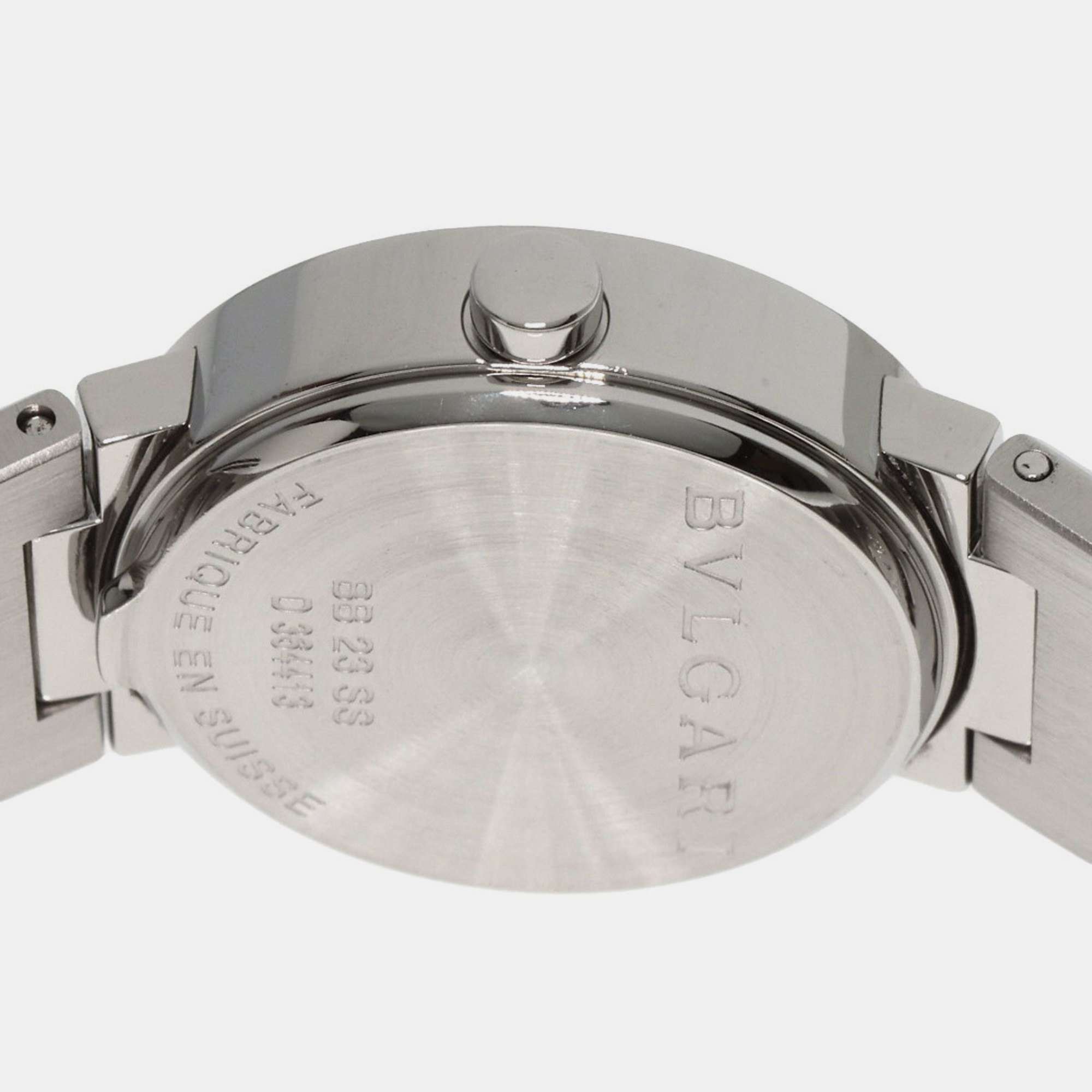Bvlgari Black Stainless Steel Bvlgari Bvlgari BB23SS Quartz Women's Wristwatch 23 Mm