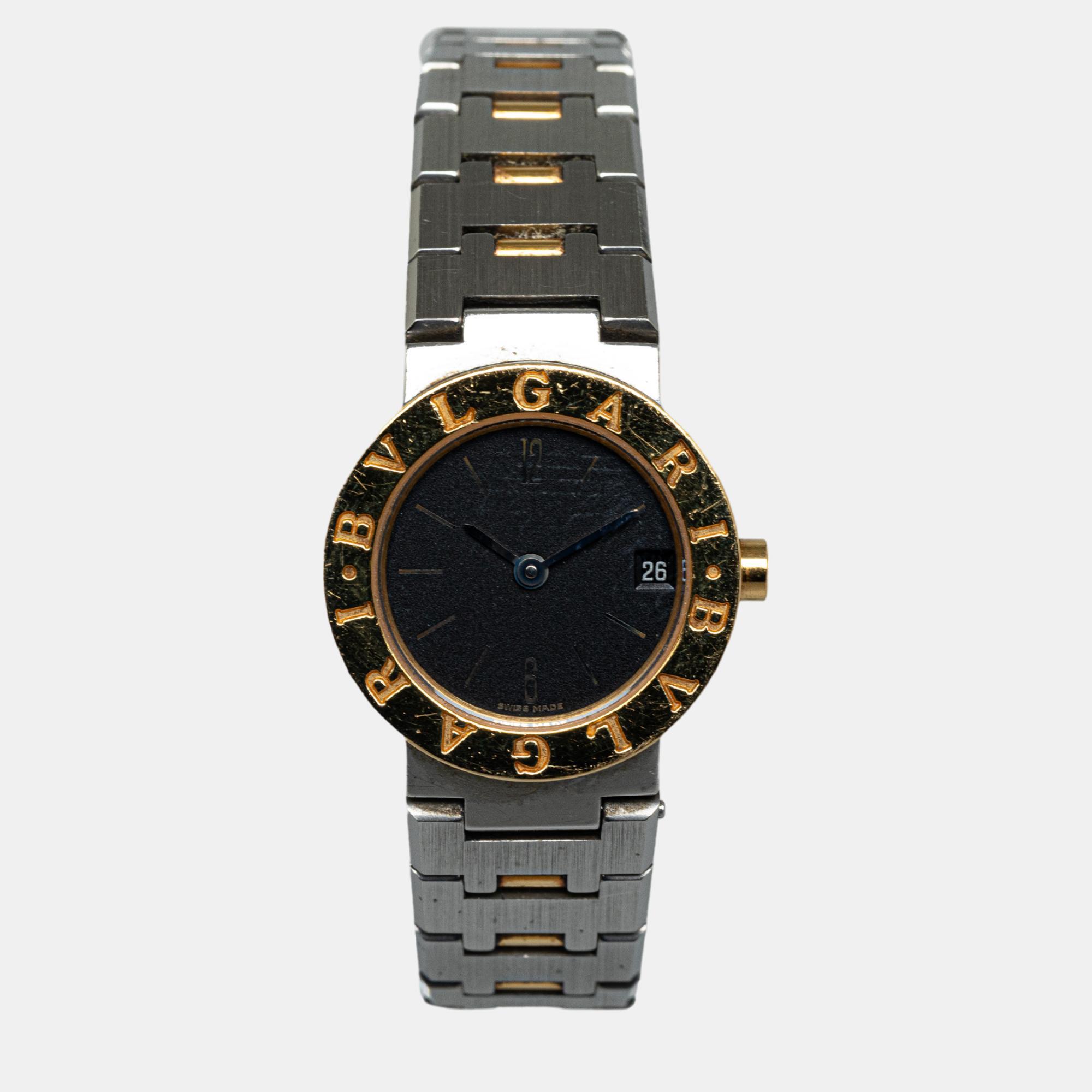 Bvlgari Black Quartz Stainless Steel Watch
Bvlgari Black Quartz Stainless Steel Watch