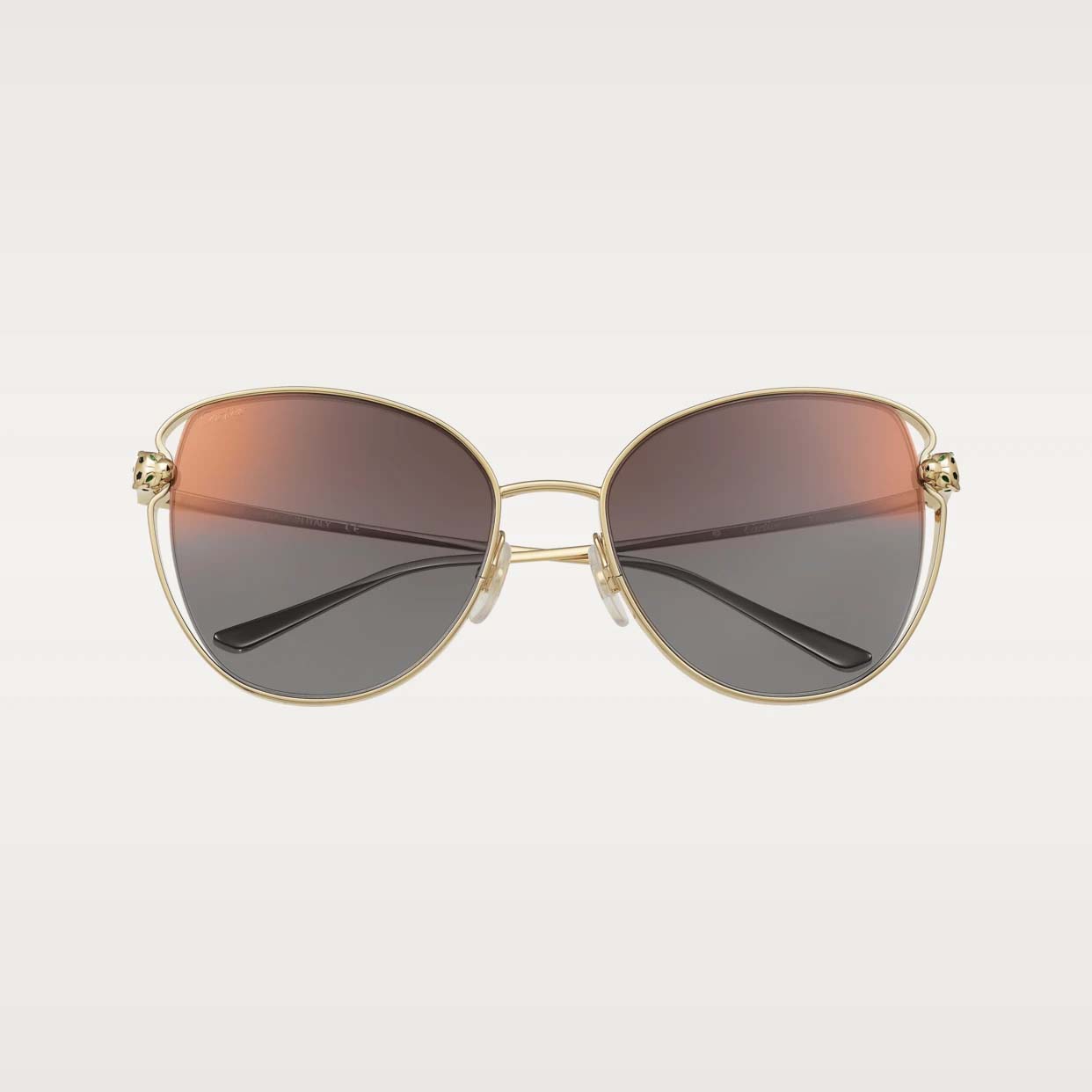 Cartier Gold - Butterfly Shaped Panther Sunglasses
