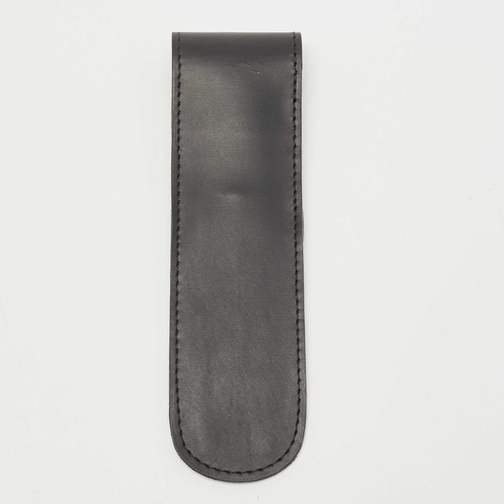 Cartier Black Leather Flap Pen Pouch