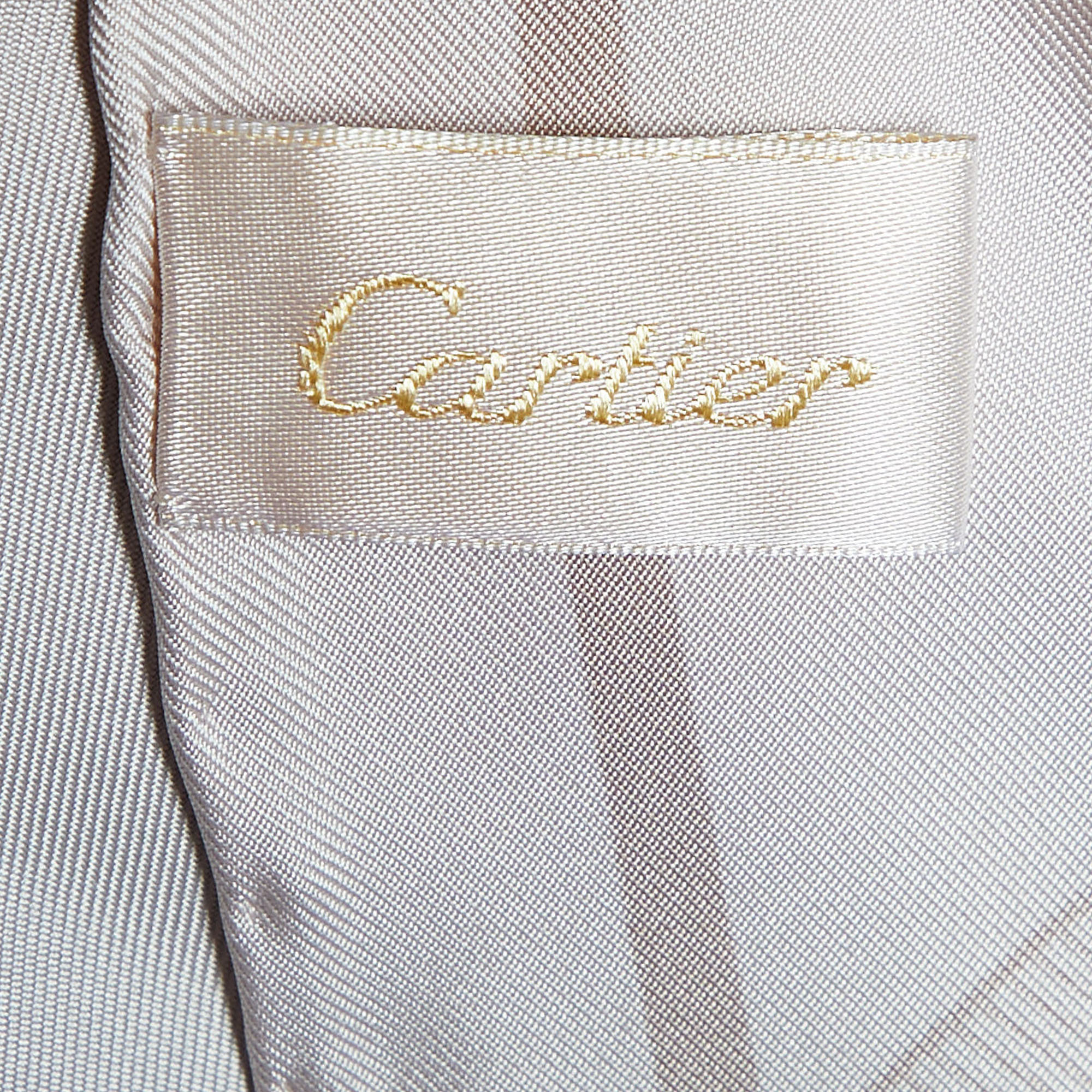 Cartier Pale Pink Print Silk Scarf