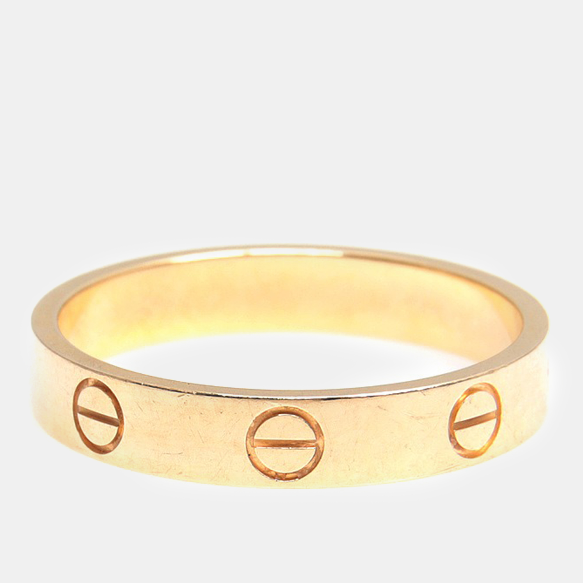 Cartier yellow gold love ring size 16