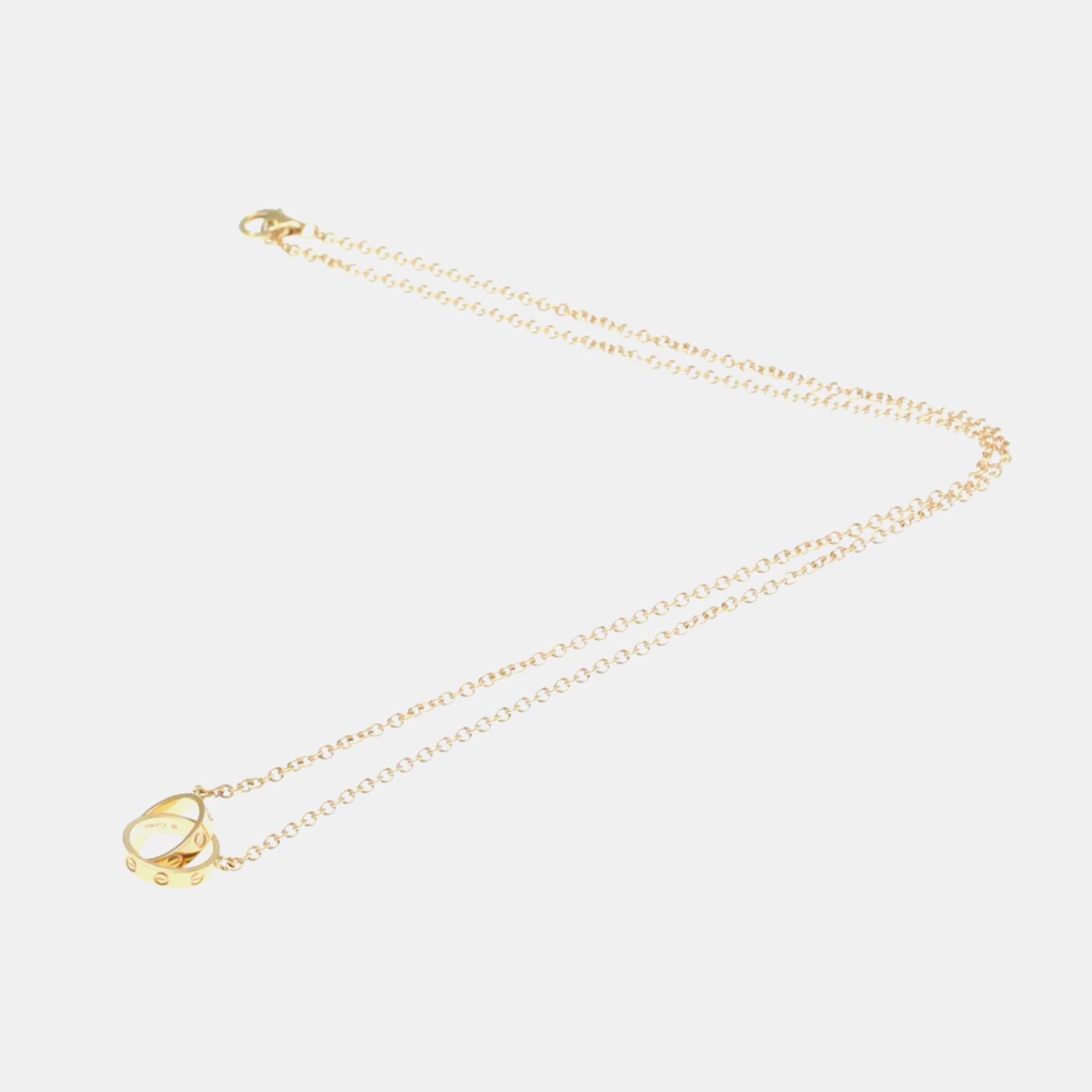 Cartier 18K Rose Gold Love Pendant Necklace