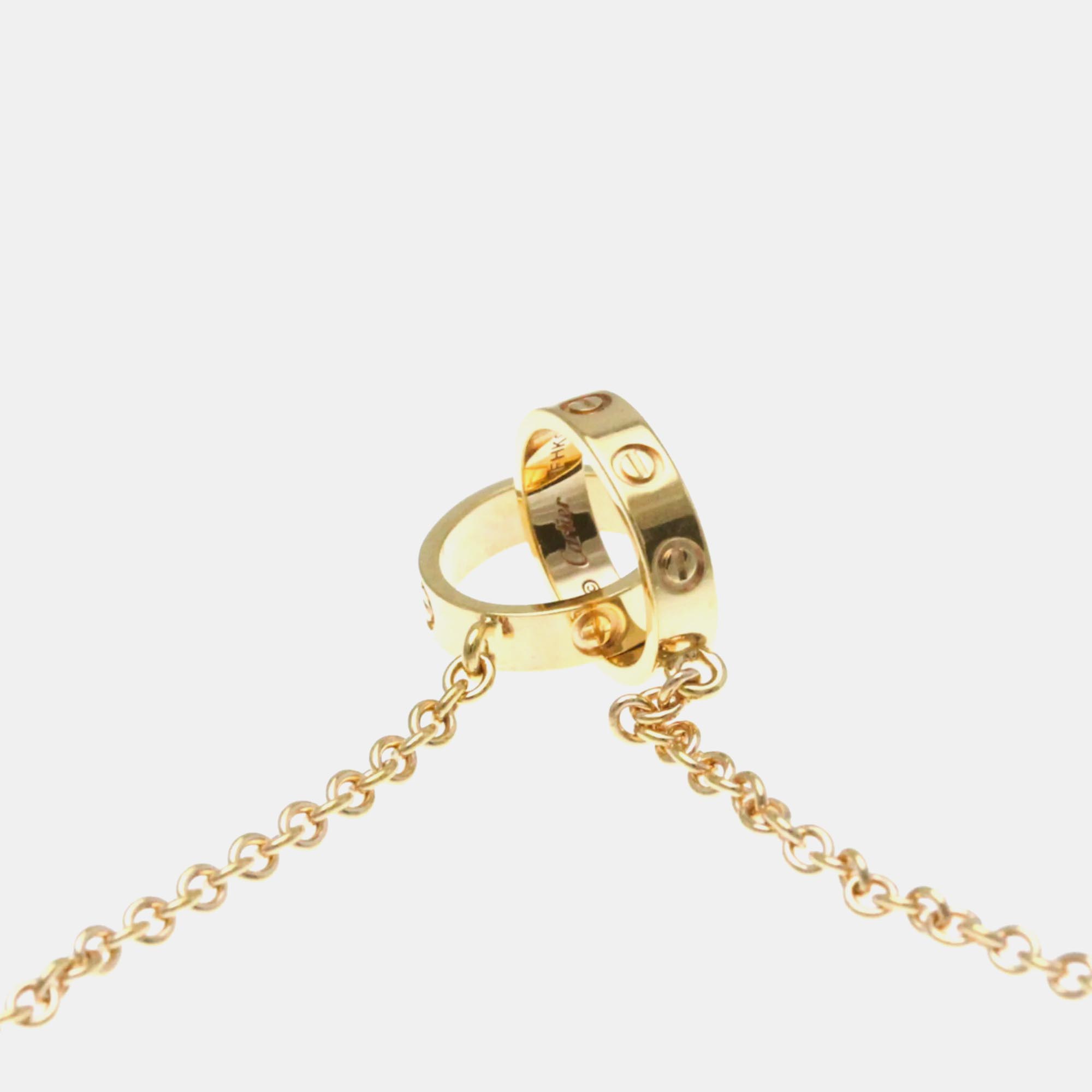 Cartier 18K Rose Gold Love Pendant Necklace