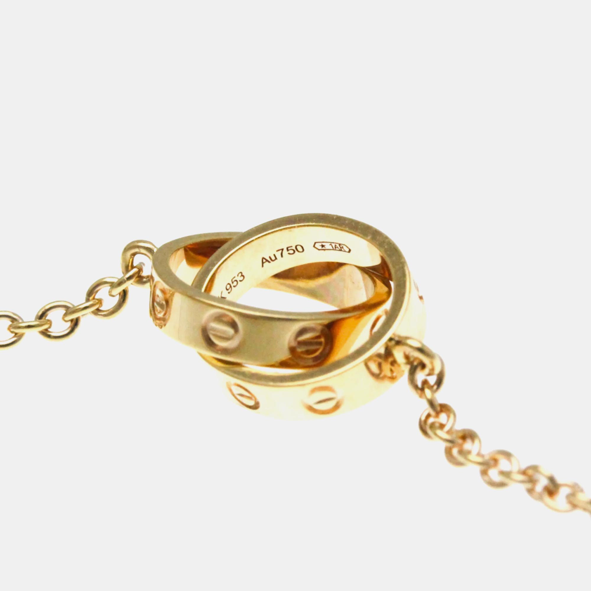 Cartier 18K Rose Gold Love Pendant Necklace