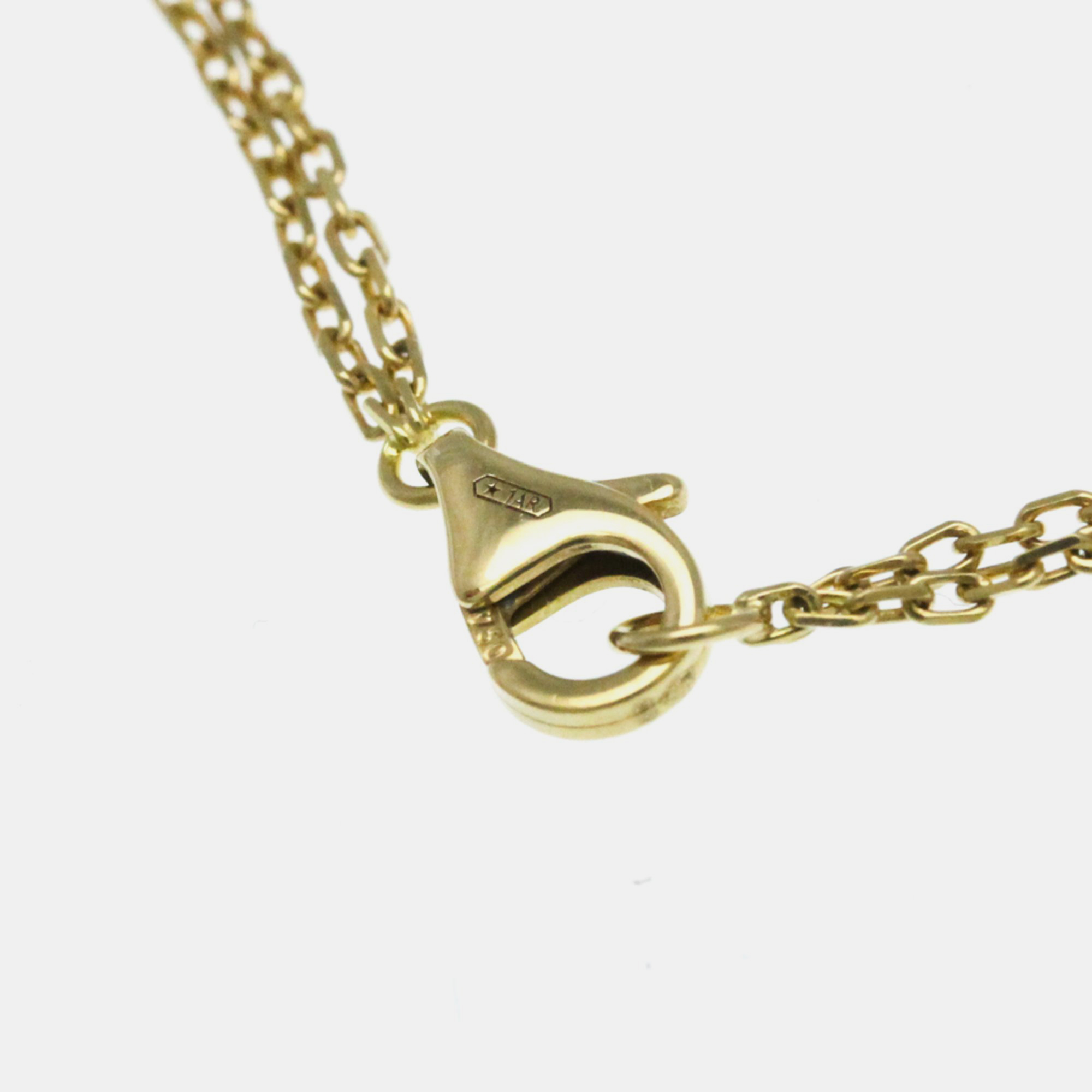 Cartier 18K Yellow Gold 2 Diamond LOVE Necklace