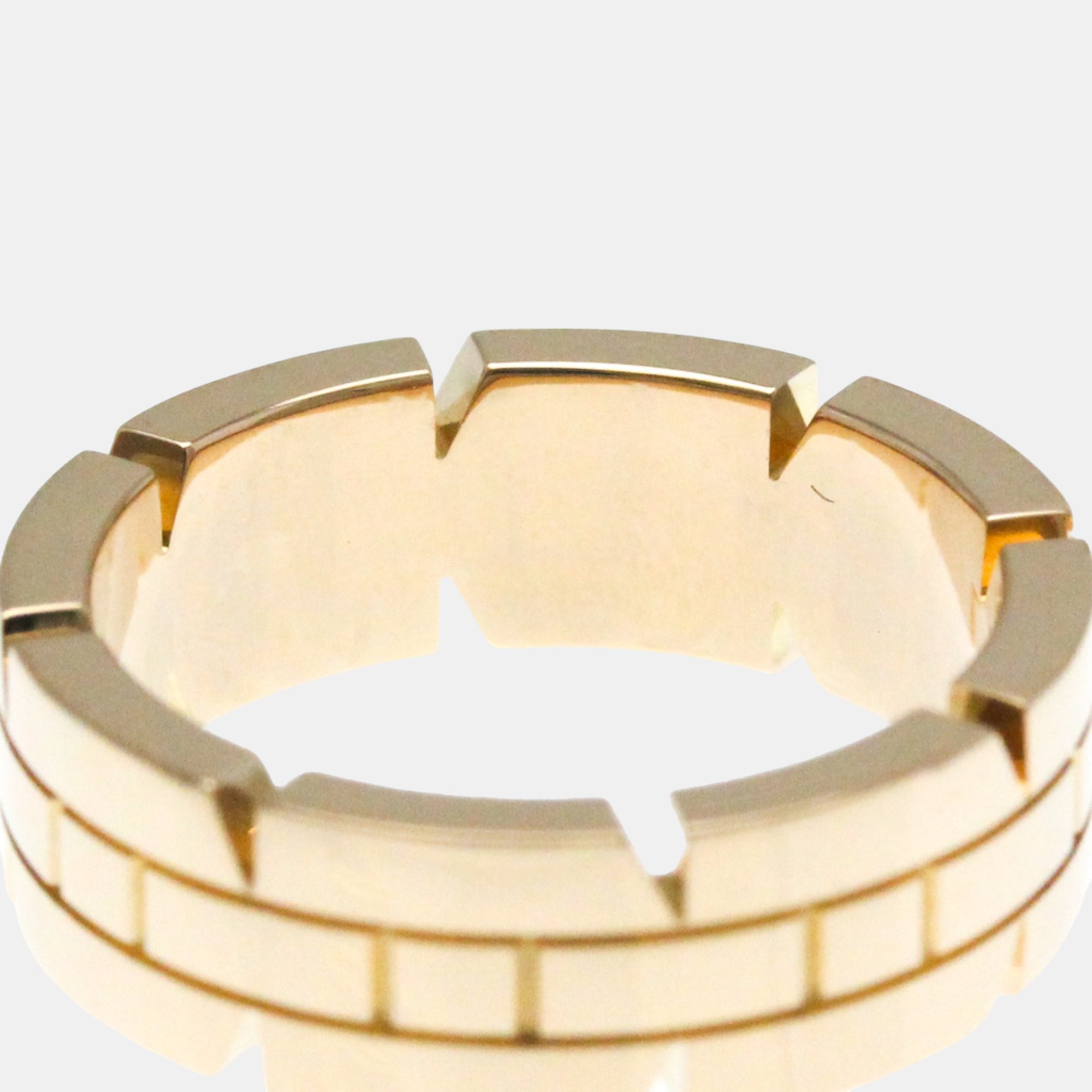 Cartier 18K Rose Gold Tank Francaise Band Ring EU 50