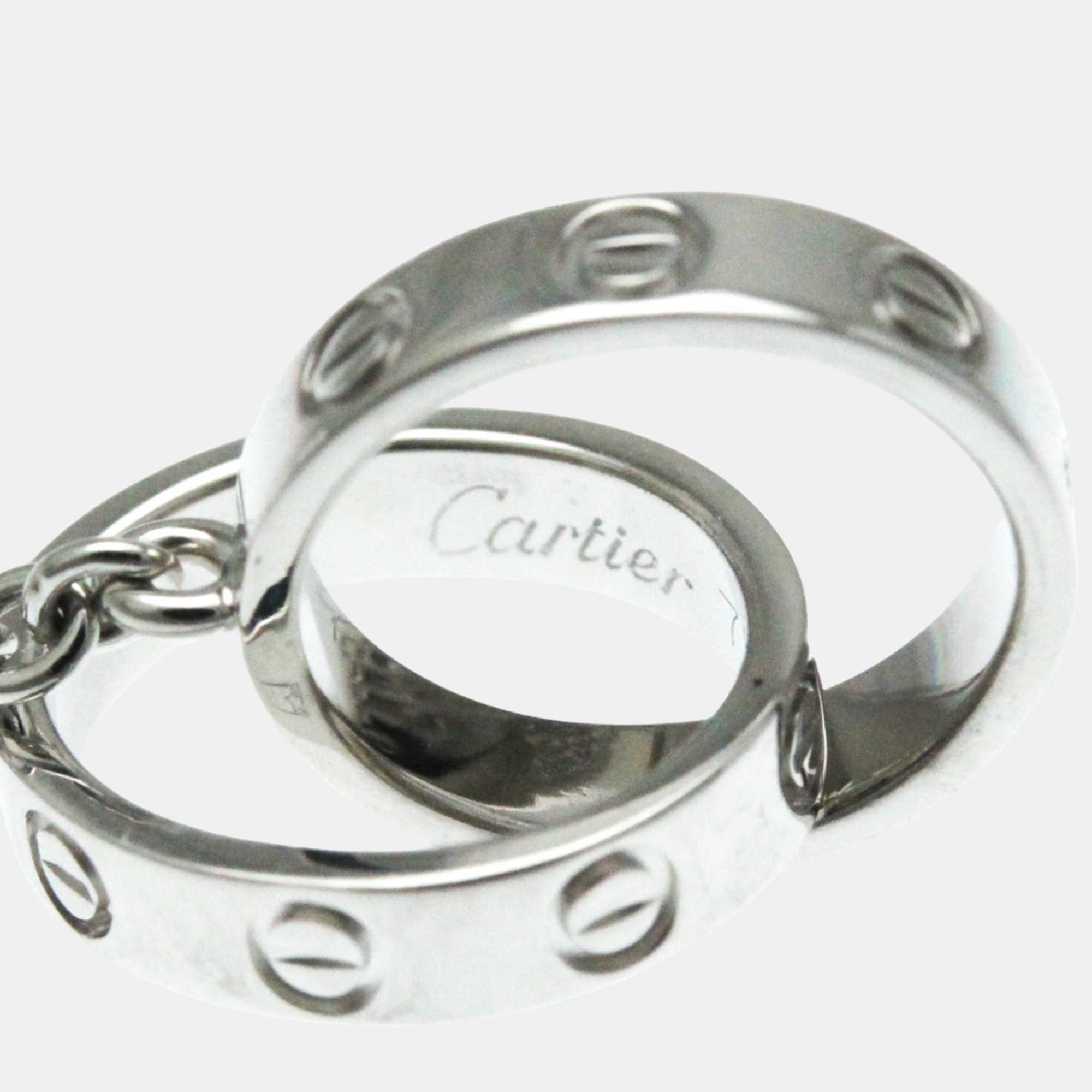 Cartier 18K White Gold Love Pendant Necklace