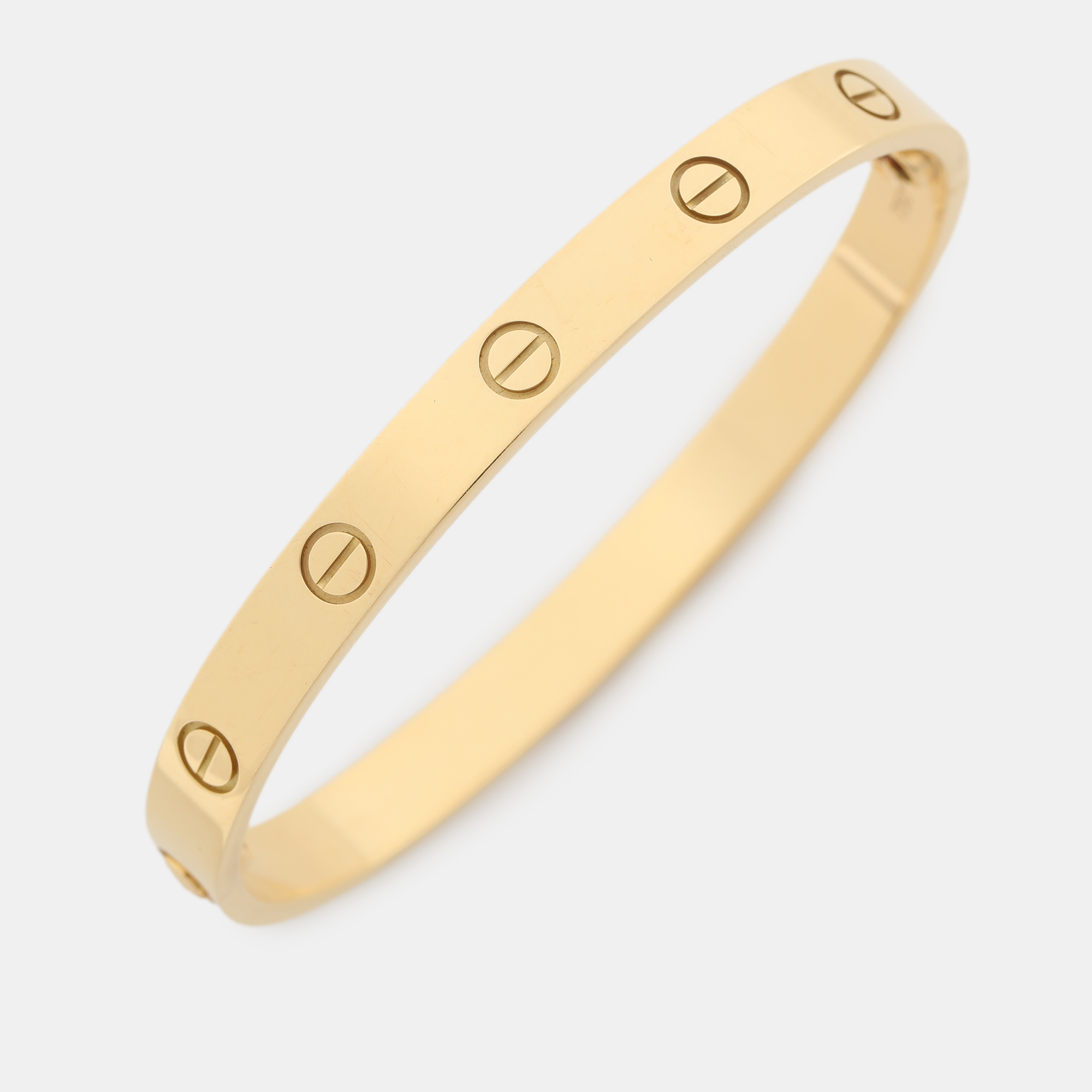 Cartier Love 18K Yellow Gold Bracelet 17