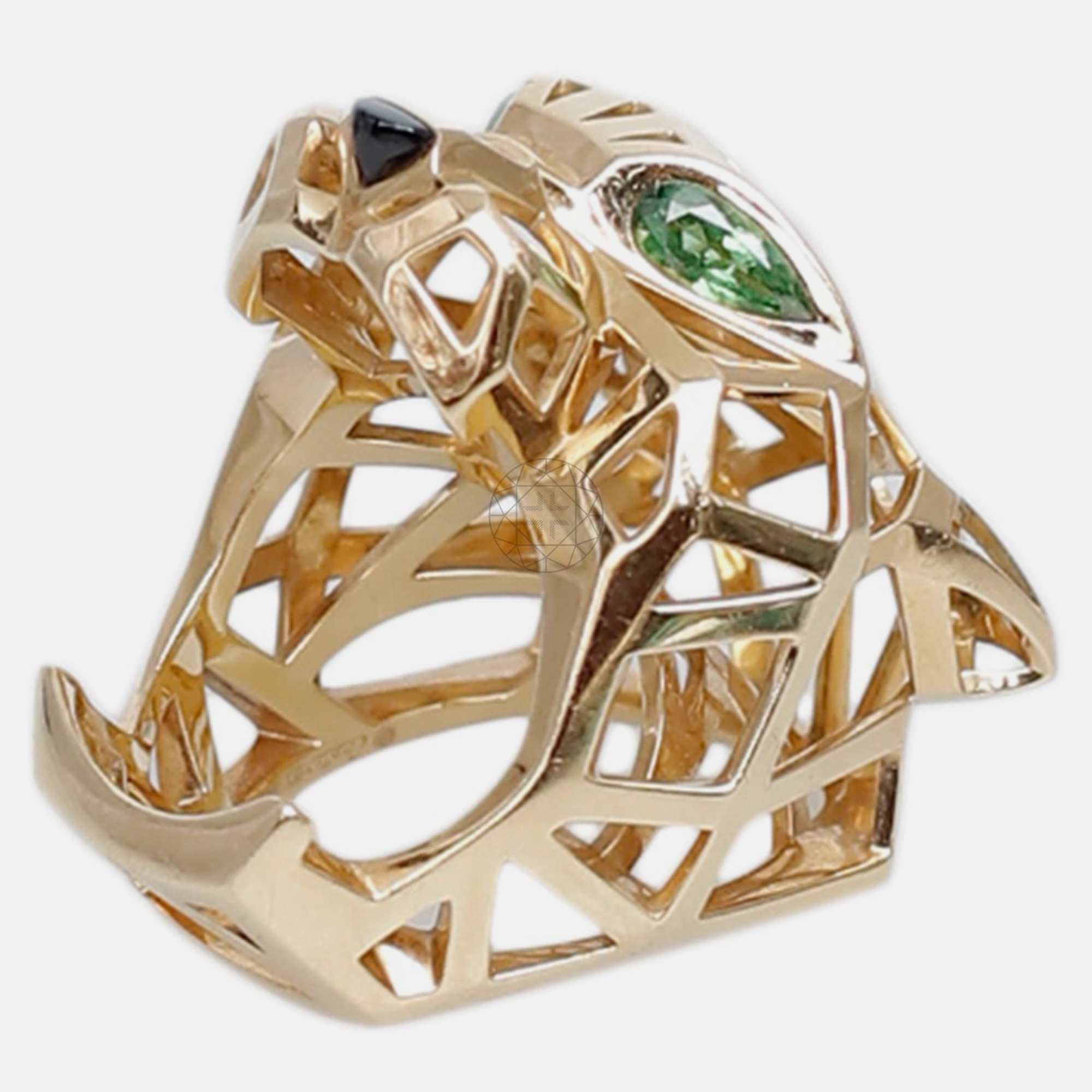 Cartier 18k Yellow Gold Panthere De Cartier Ring EU 52