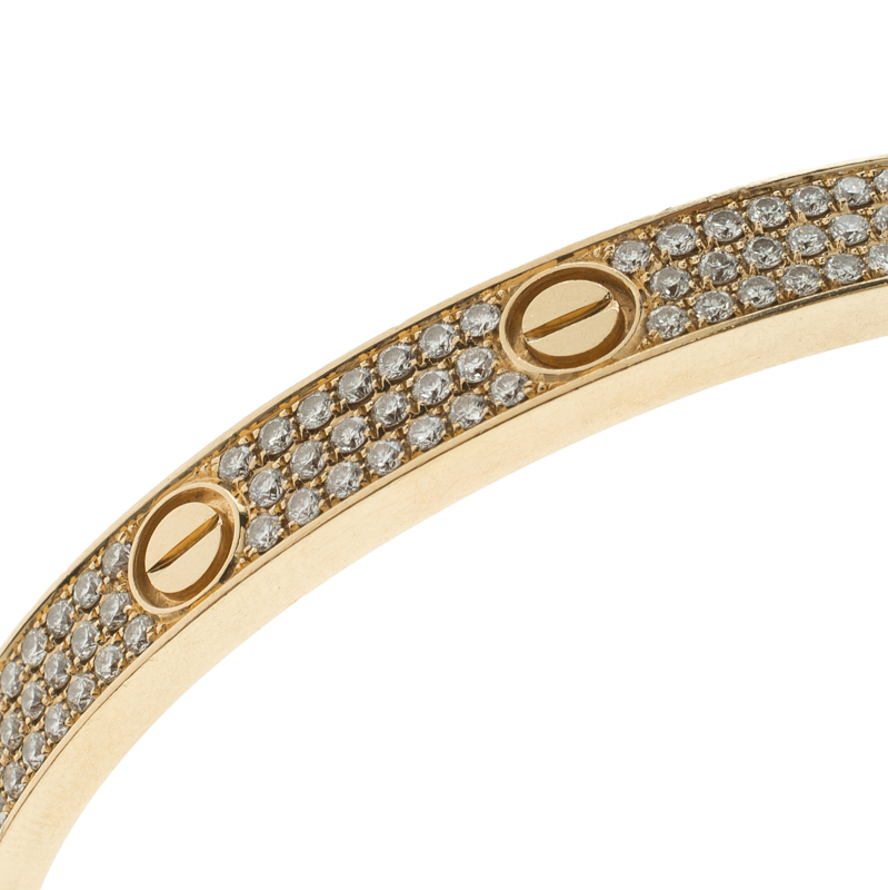 Cartier Love Diamond Paved, Yellow
Cartier Love Diamond Paved, Yellow