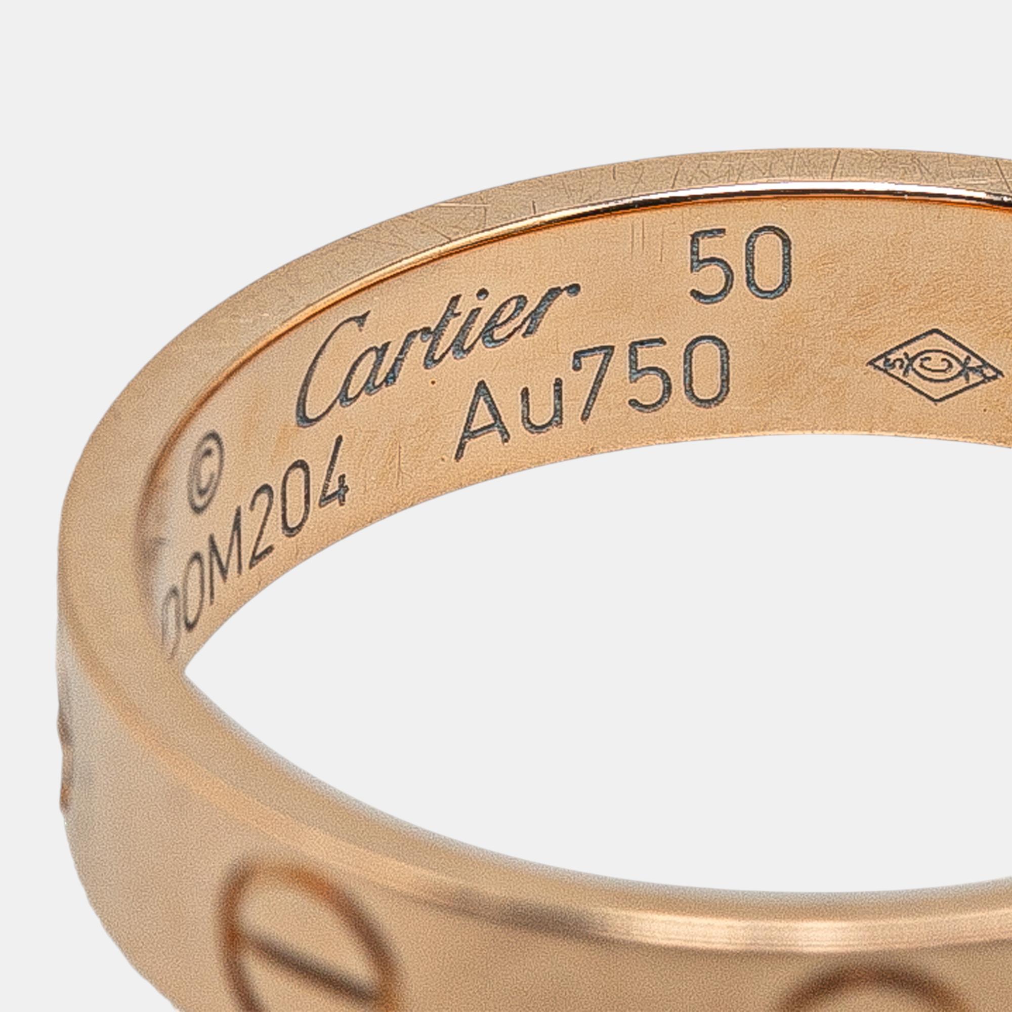 Cartier 18K Rose Gold Love Ring